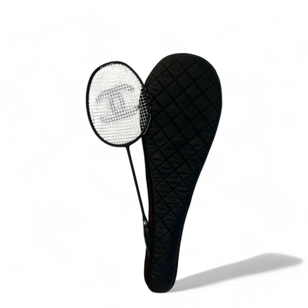 Chanel Chanel Badminton Racket Black White with Bag Size ONE SIZE - 2 Thumbnail