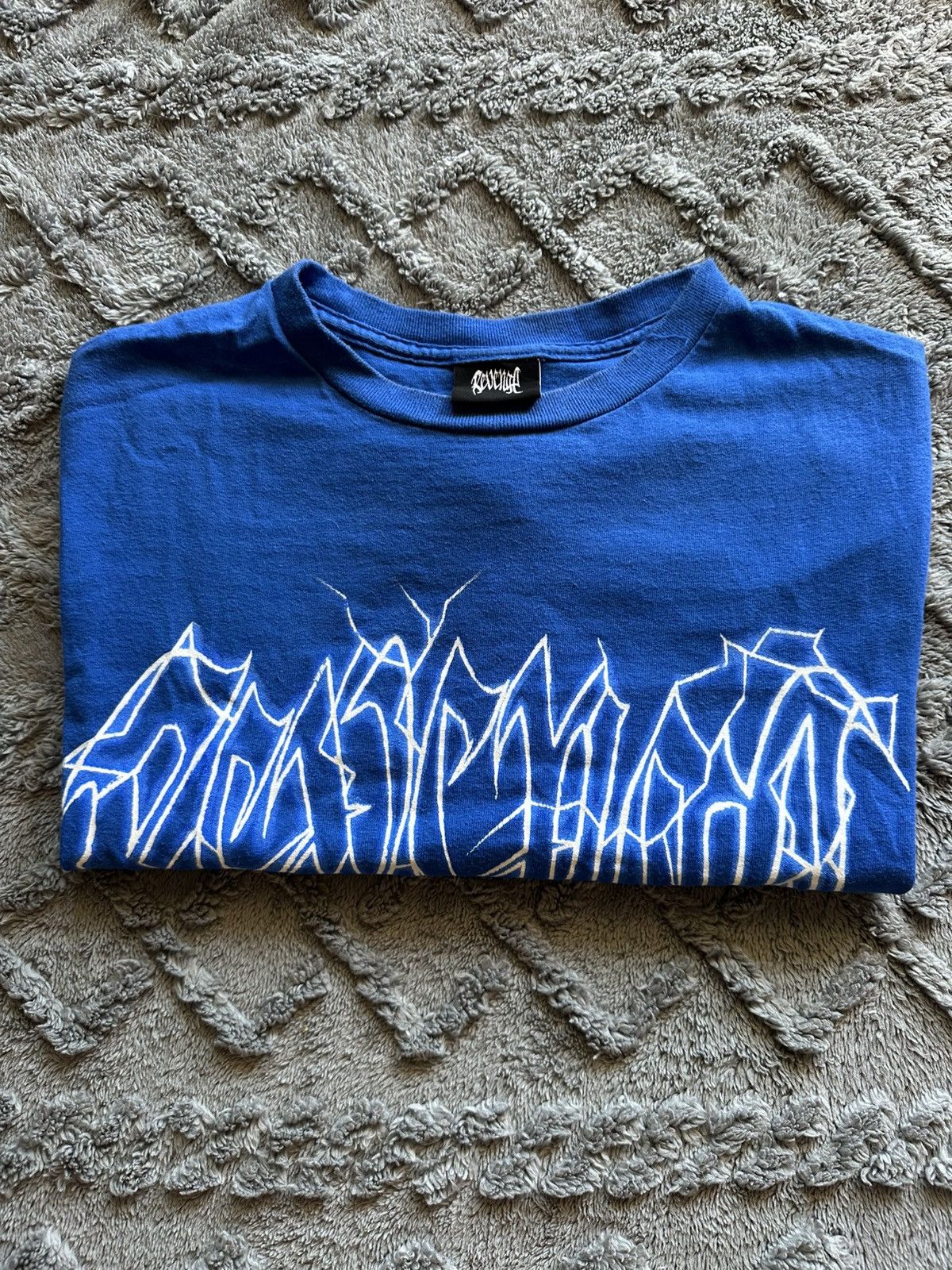 Revenge Revenge Lightning T-Shirt Blue M Size US M / EU 48-50 / 2 - 7 Thumbnail
