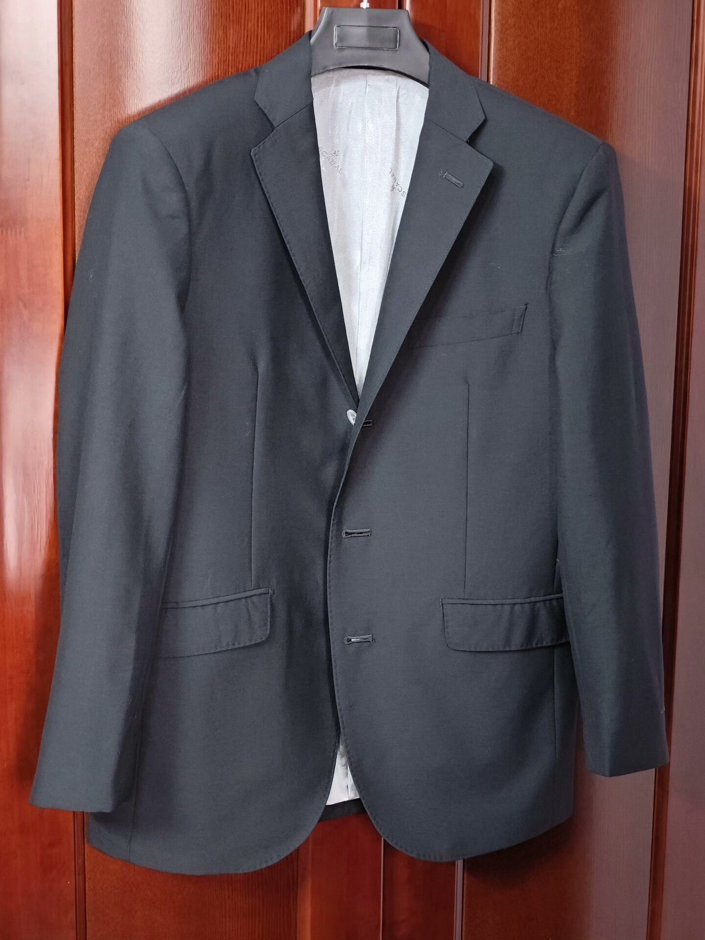 SCABAL Black Custom Suit Jacket