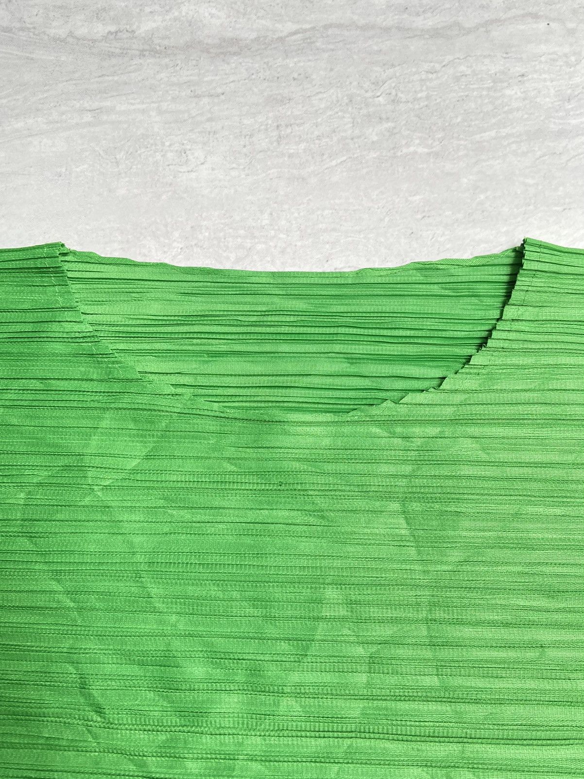 Designer × Japanese Brand PLEATSME Green Pleats Dress Size S / US 4 / IT 40 - 5 Thumbnail