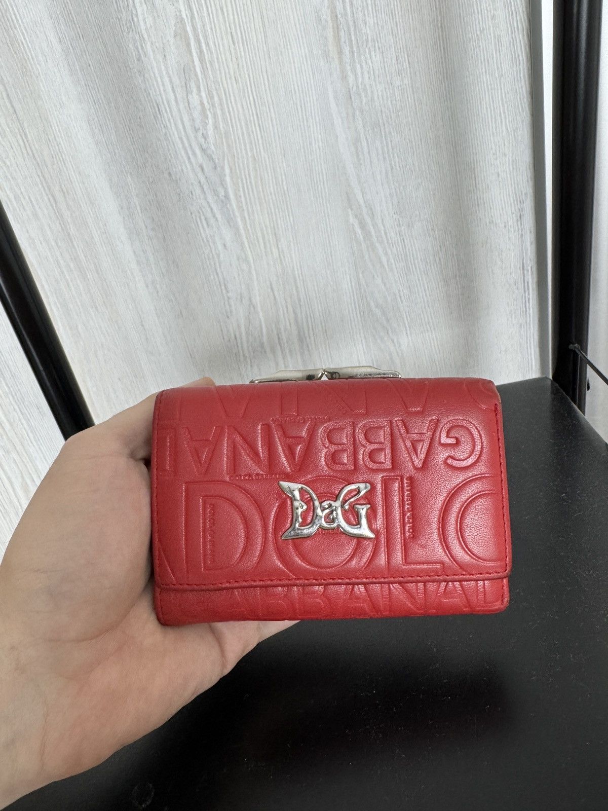 Dolce & Gabbana Dolce & Gabbana Red monogram small wallet Size ONE SIZE - 2 Thumbnail
