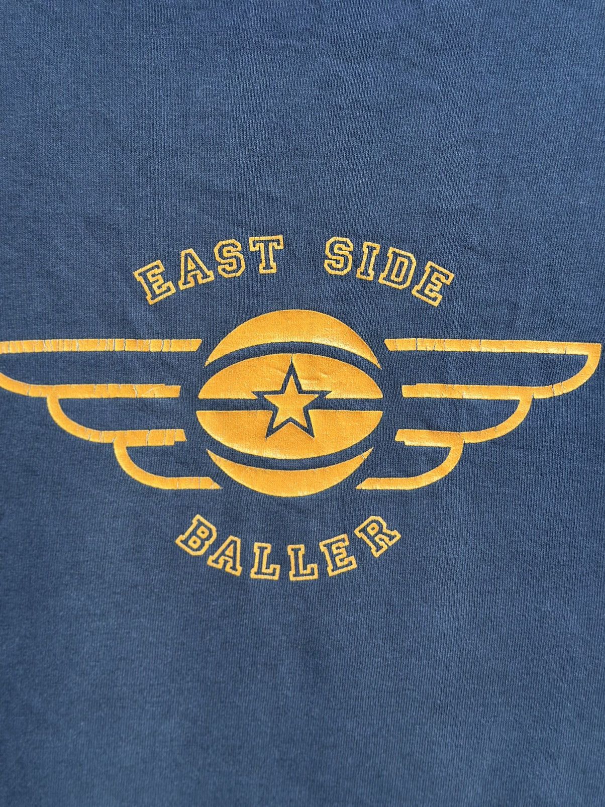 TEE JAYS × Vintage Vintage East Side Baller Faded Tee Size US L / EU 52-54 / 3 - 2 Thumbnail