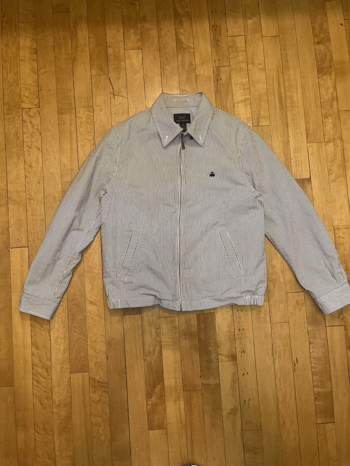 Brooks Brothers Sear-suckle vintage Brooks Brothers Jacket Size US L / EU 52-54 / 3 - 1 Thumbnail