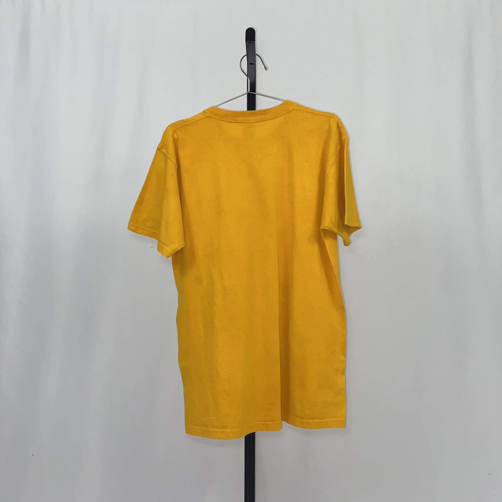 Vintage Vintage Yellow Graphic Tee - 'Небольшай!' Size US L / EU 52-54 / 3 - 2 Thumbnail