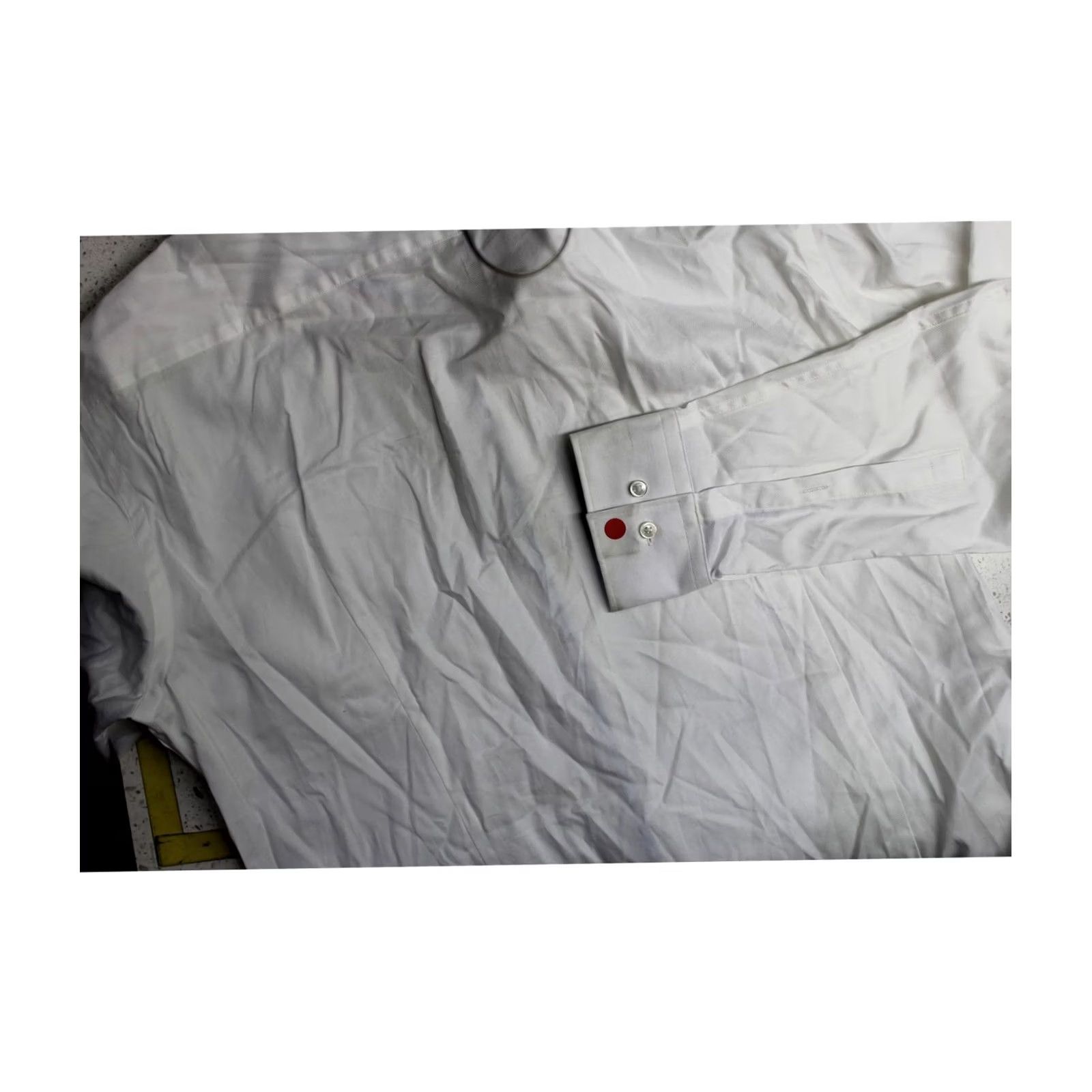 Hugo Boss Hugo Boss Mens Slim Fit Button Up Shirt white 16.5 Neck Size US XL / EU 56 / 4 - 4 Thumbnail