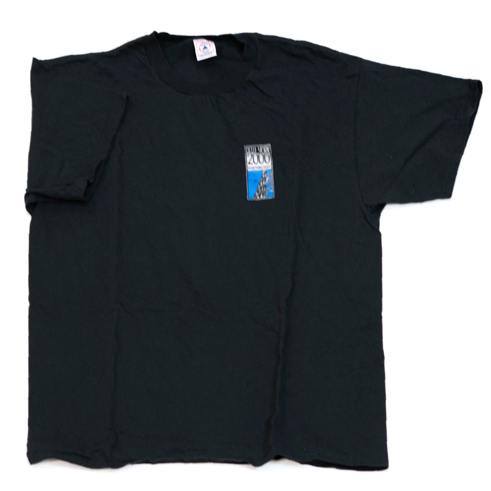 Delta VINTAGE Delta T-Shirt Men XL Black Double-Sided NYC Empire State Building 1990s Logo Size US XL / EU 56 / 4 - 3 Thumbnail