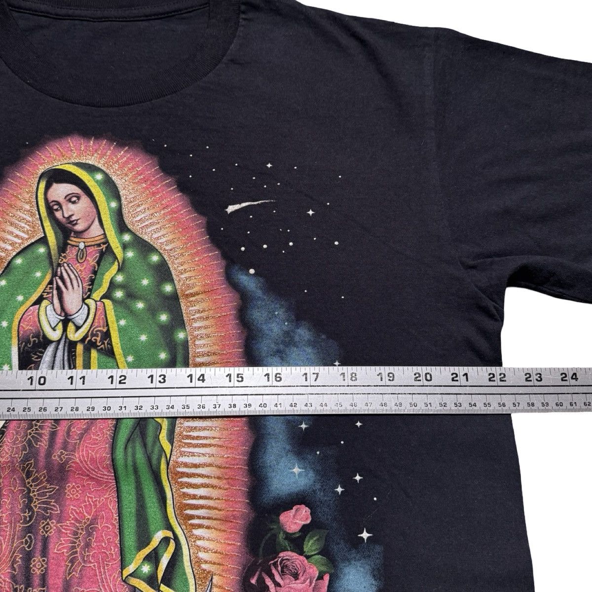 Other Vintage Y2K Praying Virgin Mary Religious Shirt Black L Size US L / EU 52-54 / 3 - 4 Thumbnail