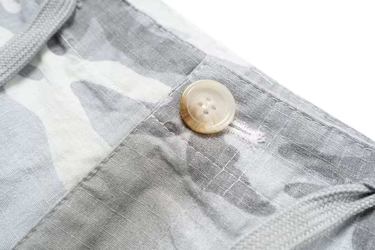 Designer Camouflage Vintage Retro Style Loose Oversized Shorts Size US 32 / EU 48 - 7 Thumbnail