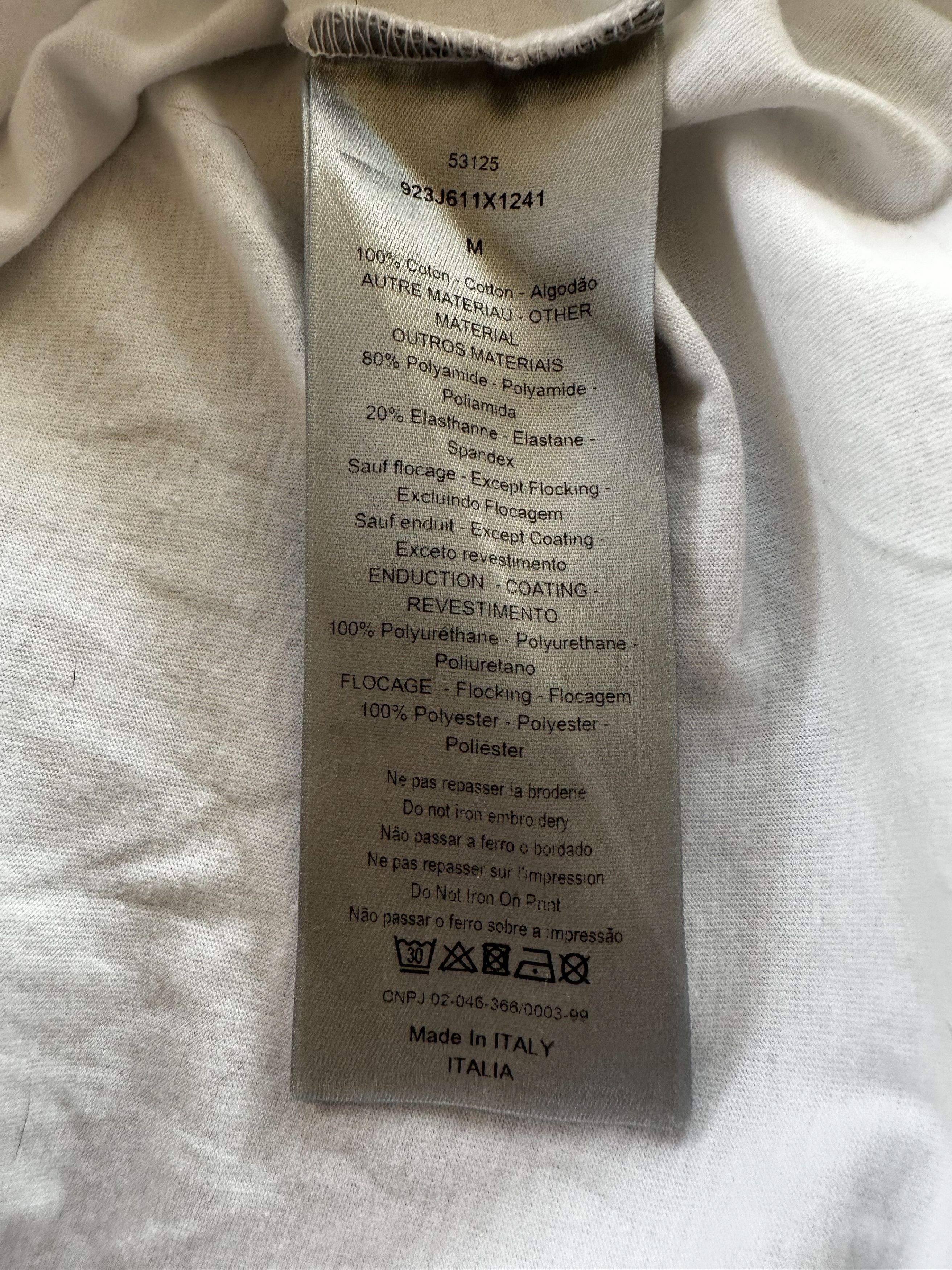 Dior × Kaws Kaws White & Grey Logo T-Shirt Size US M / EU 48-50 / 2 - 5 Thumbnail
