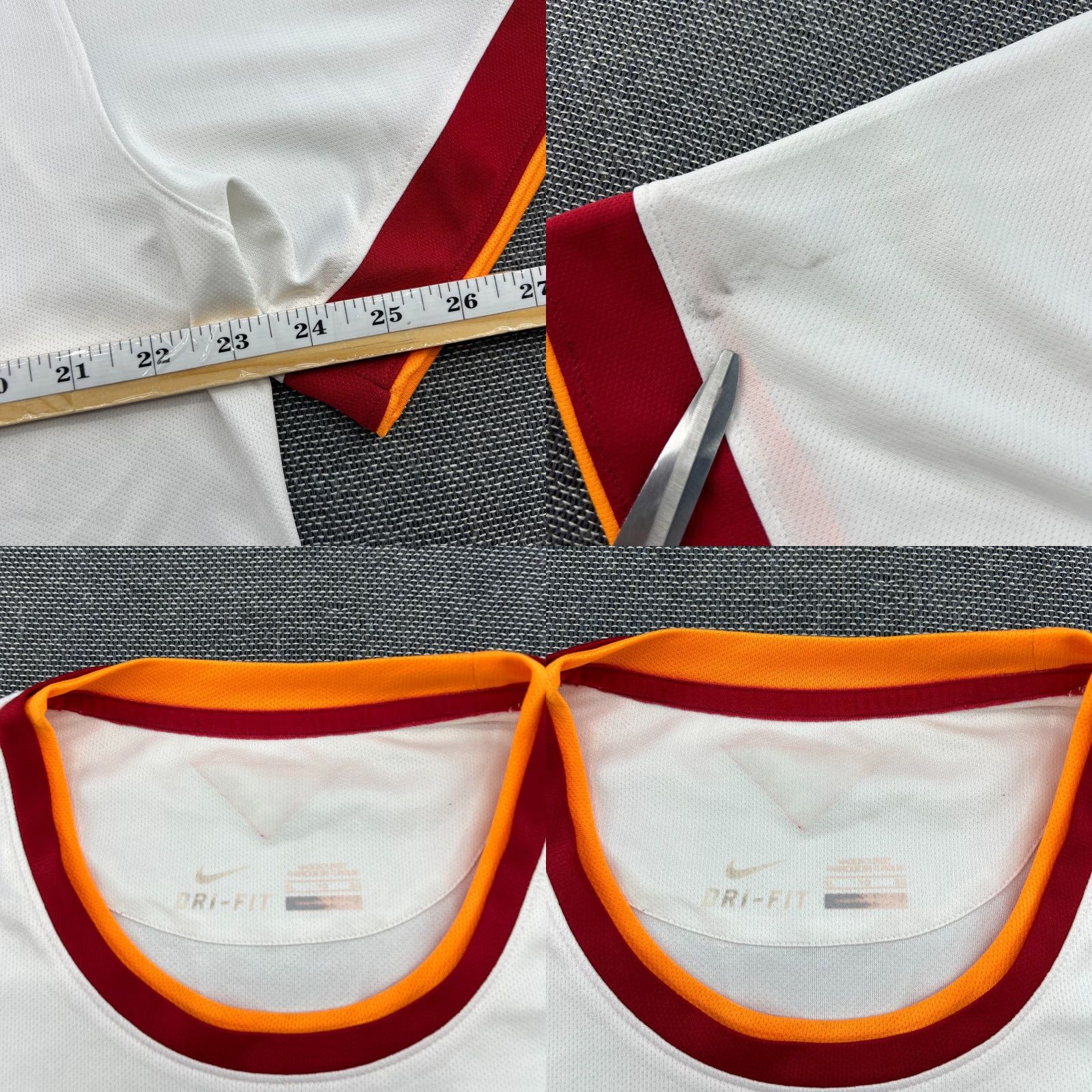 Nike Nike Galatasaray 2014 2015 Away Football Jersey Mens XL White Shirt Soccer Quick Dry Athletic jersey Size US XL / EU 56 / 4 - 9 Thumbnail