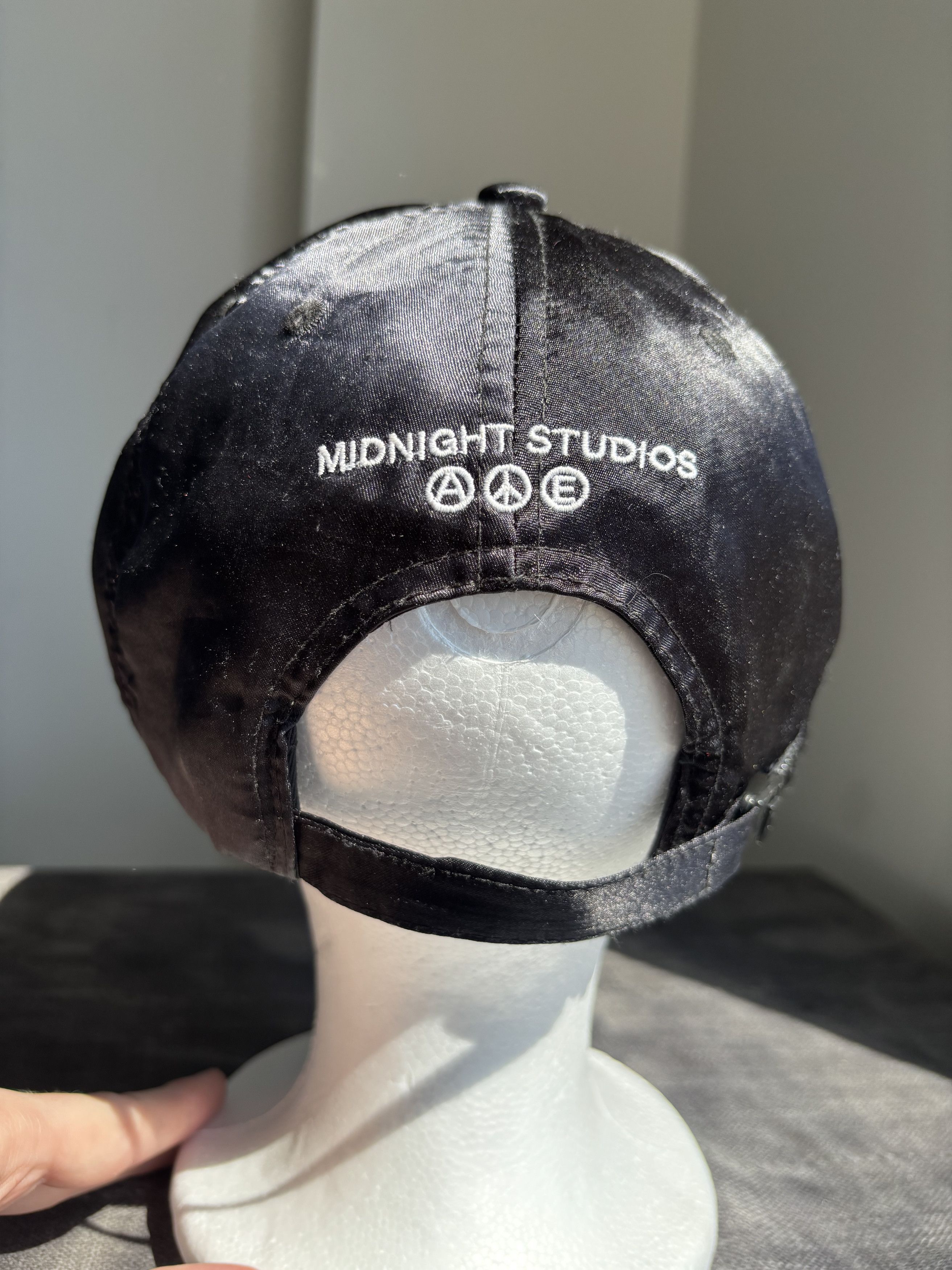 Midnight Studios Midnight Studios by Shane Gonzalez Piss Off Satin Cap Size ONE SIZE - 5 Thumbnail