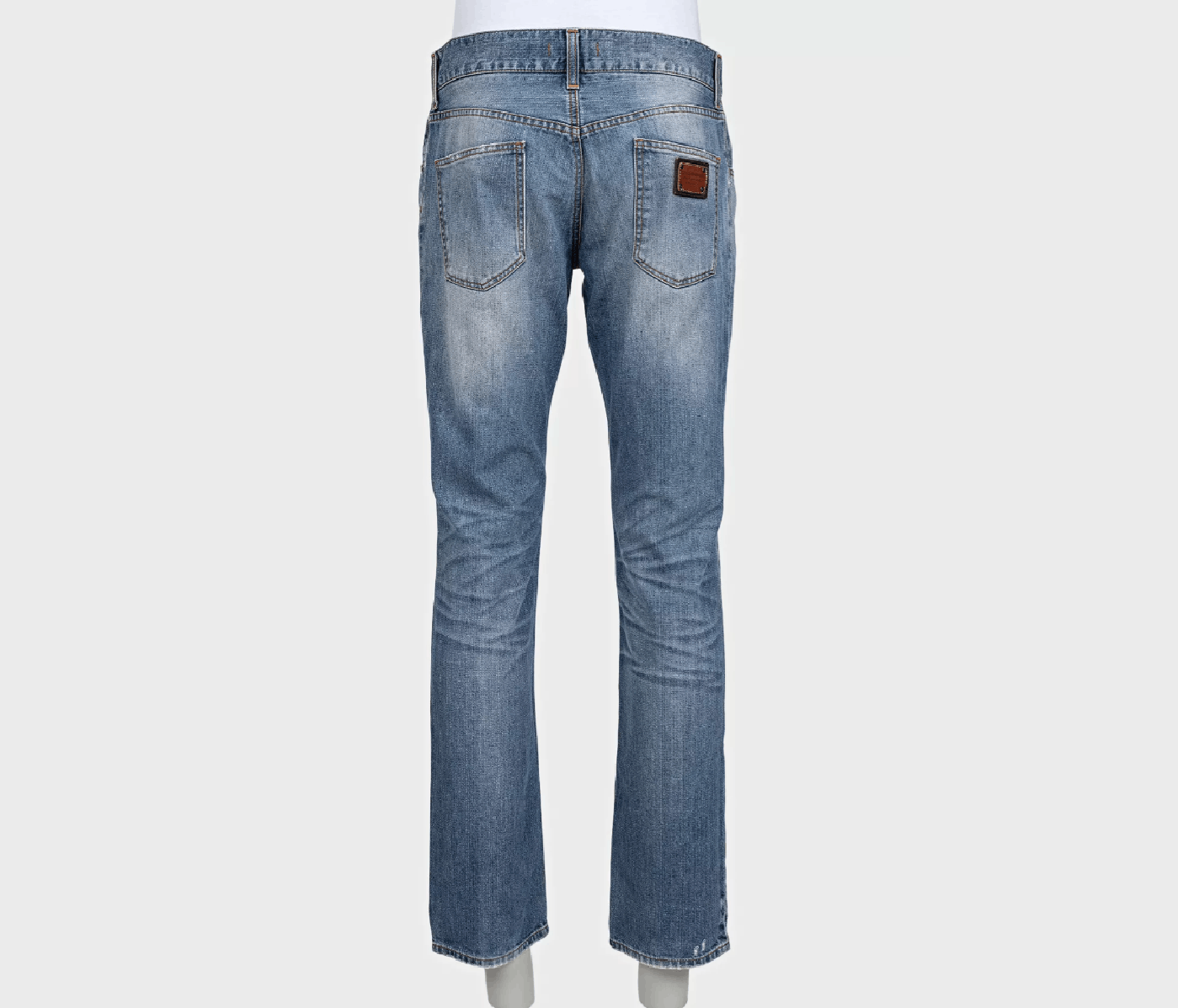 Dolce & Gabbana Dolce & Gabbana Distressed Blue Straight Leg Jeans IT50 L Size US 34 / EU 50 - 3 Thumbnail