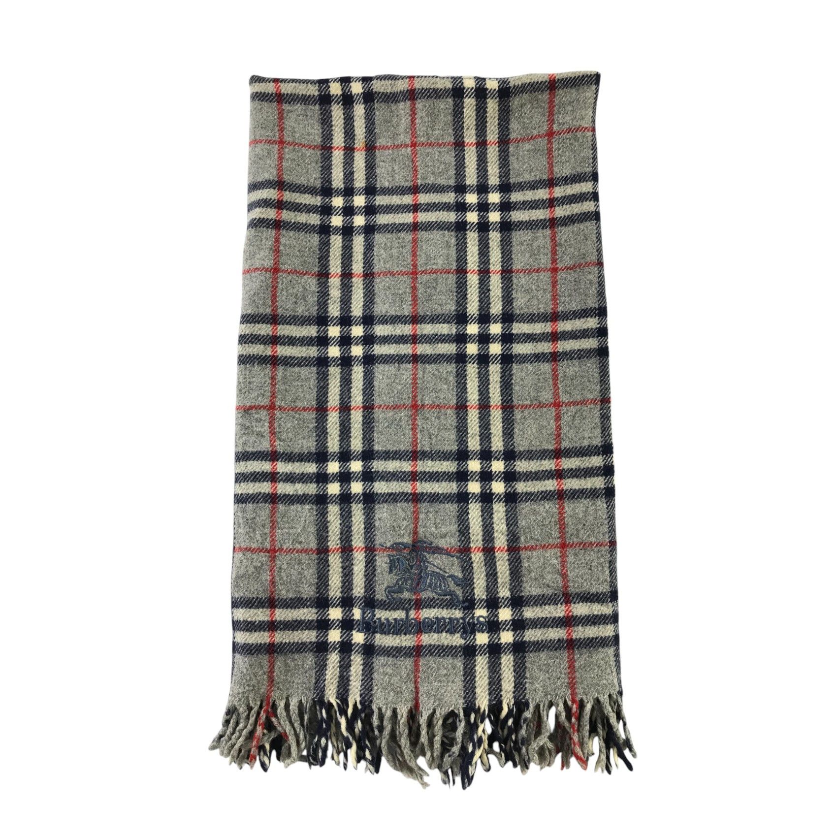Burberry × Vintage Burberry Scarf / Muffler / Neckwear - WW1839 Size ONE SIZE - 3 Thumbnail