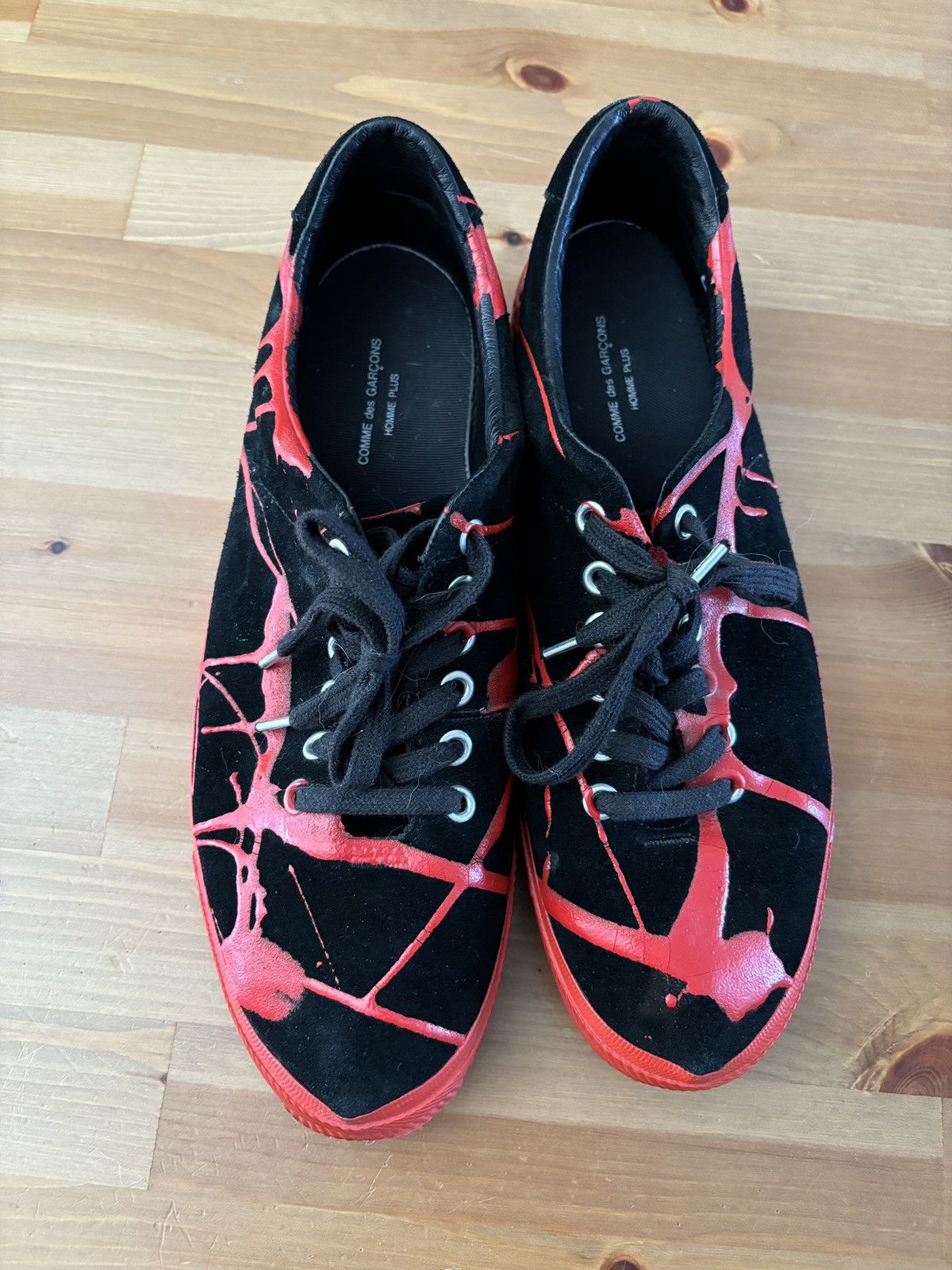Comme des Garcons Homme Plus CDG Homme Plus painted sneakers Size US 11 / EU 44 - 2 Thumbnail