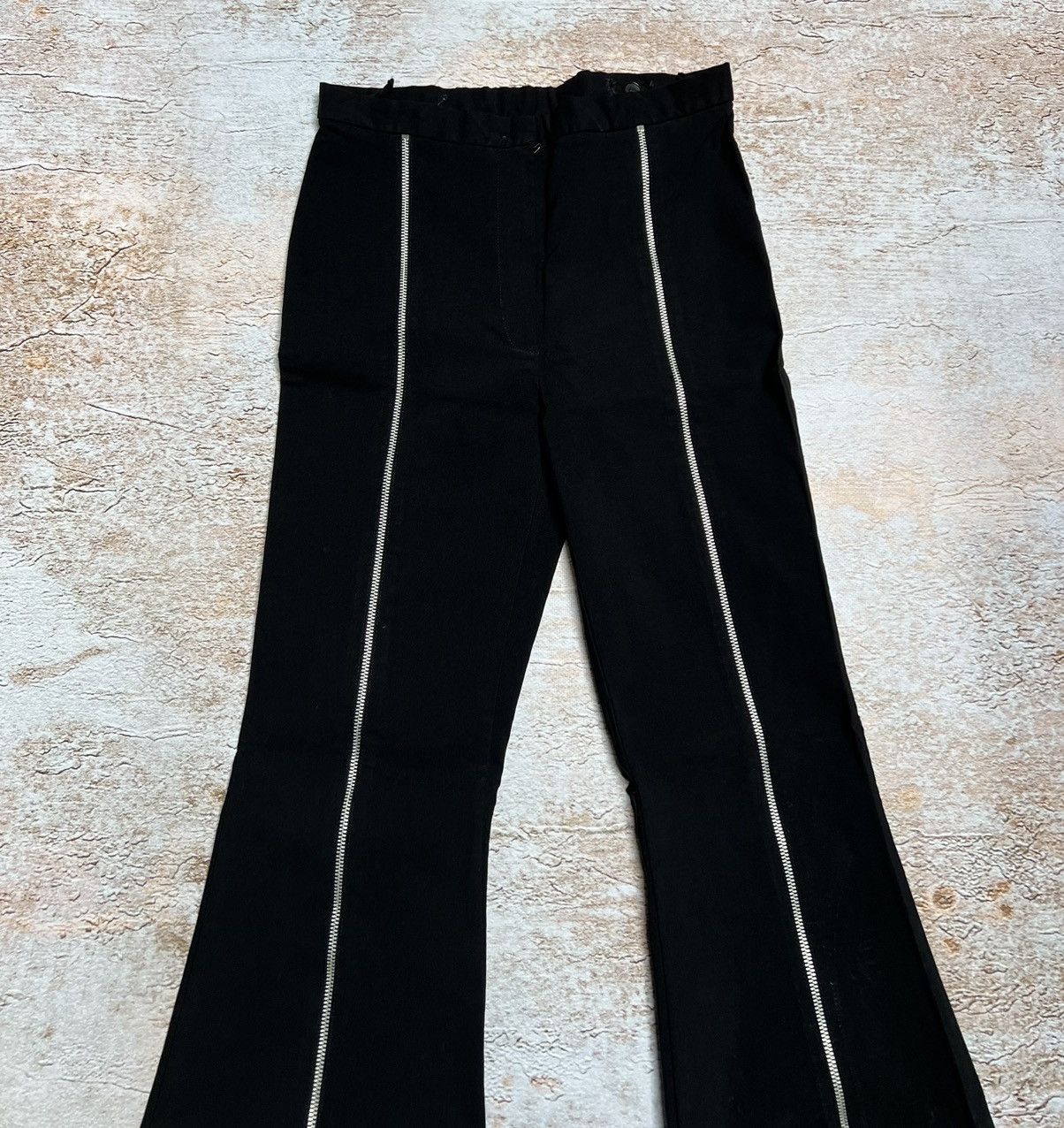 Vintage Vintage Japanese full zippers flare pants Size 26" / US 2 / IT 38 - 3 Thumbnail