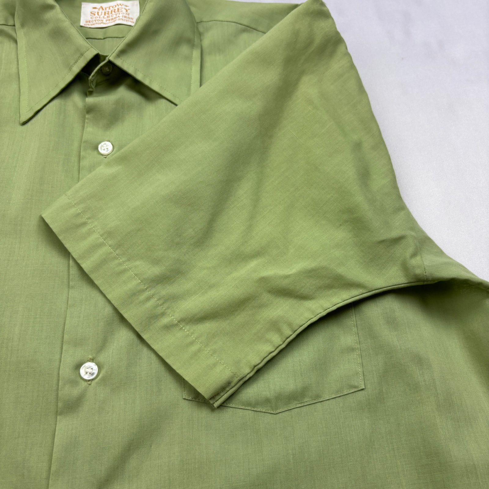Arrow Vintage 70s Arrow Surrey Button Up Work Shirt Men's L Size US L / EU 52-54 / 3 - 10 Thumbnail