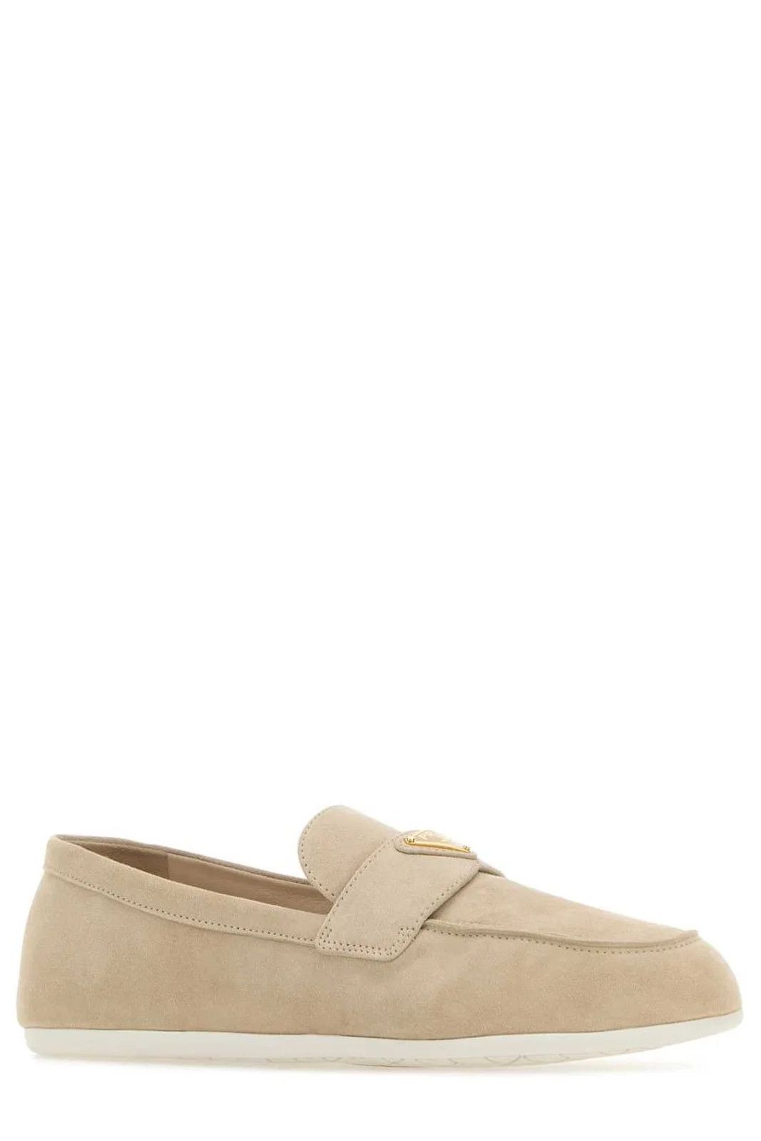 Prada o1w1db11124 Suede Loafers in Beige Size US 8 / IT 38 - 2 Thumbnail