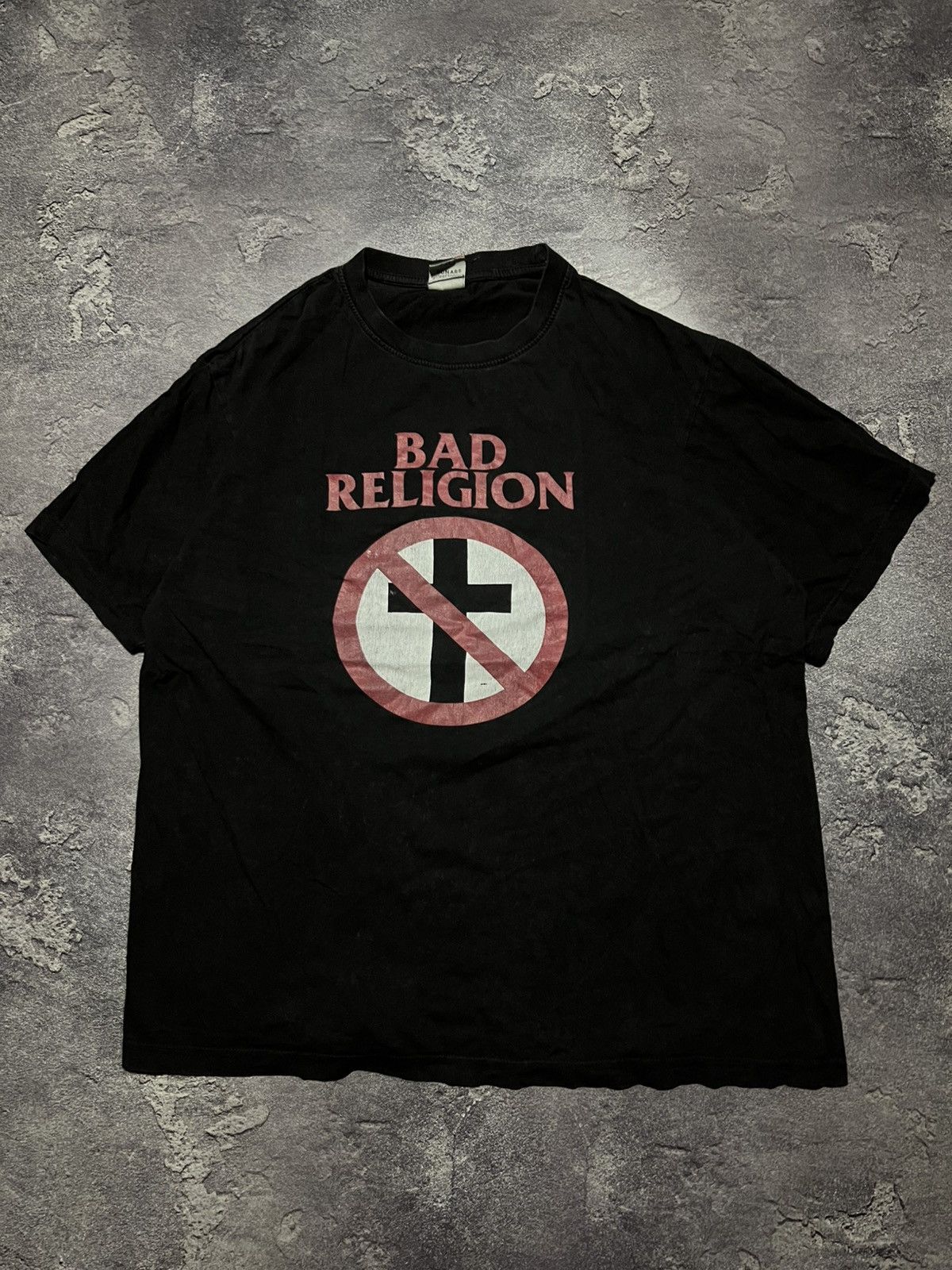 Band Tees Vintage 90s 00s Bad Religion Tour Tee Avant Garde Size US L / EU 52-54 / 3 - 1 Thumbnail