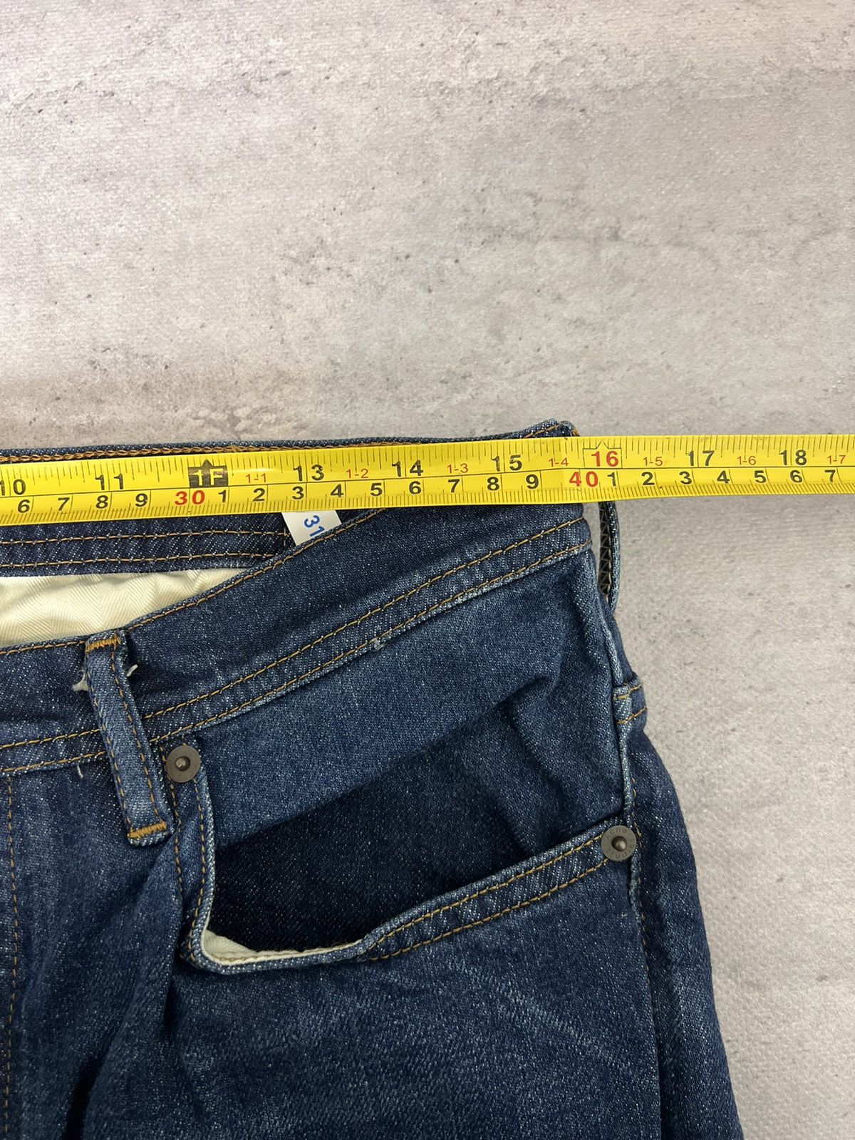 Acne Studios Acne Studios River Dark Blue Denim Jeans Size US 31 - 8 Thumbnail