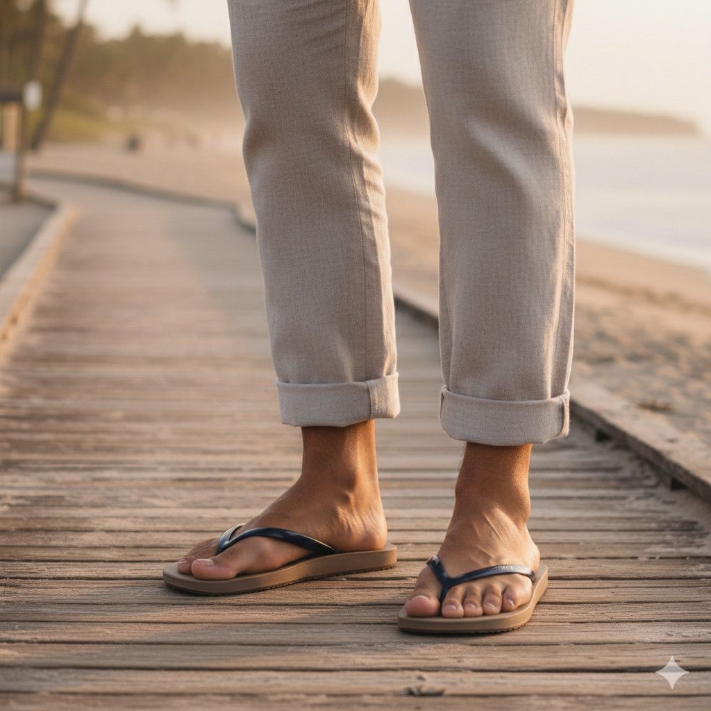 Other Third Oak W11/M9.5/L NEW Flip Flops Thong Unisex Sandals Size US 11 / IT 41 - 3 Thumbnail