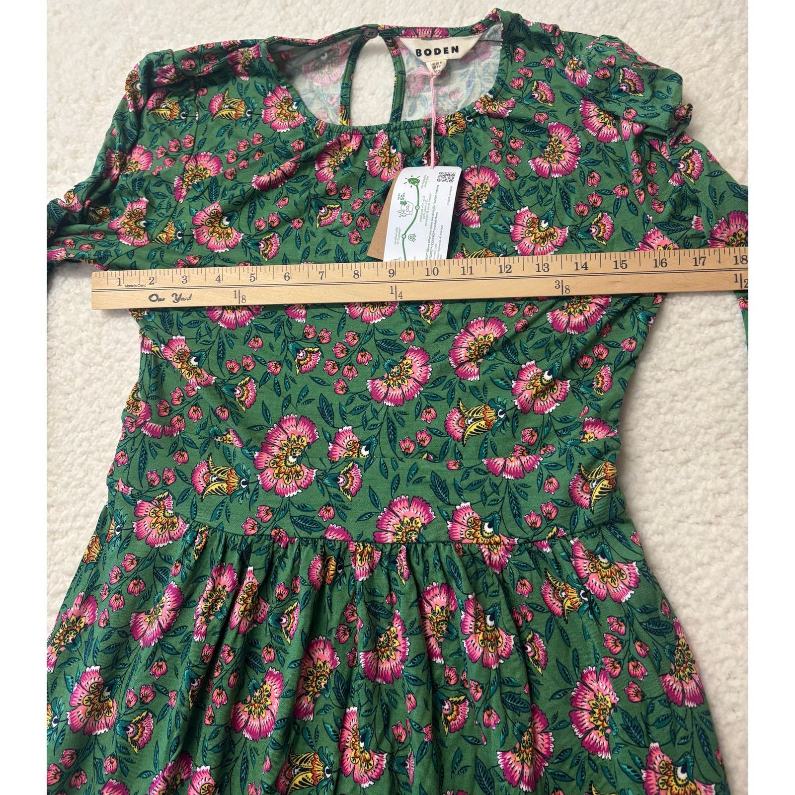 Boden NWT* Boden Alexandra Blouson Jersey Dress Size 6P Size M / US 6-8 / IT 42-44 - 5 Thumbnail