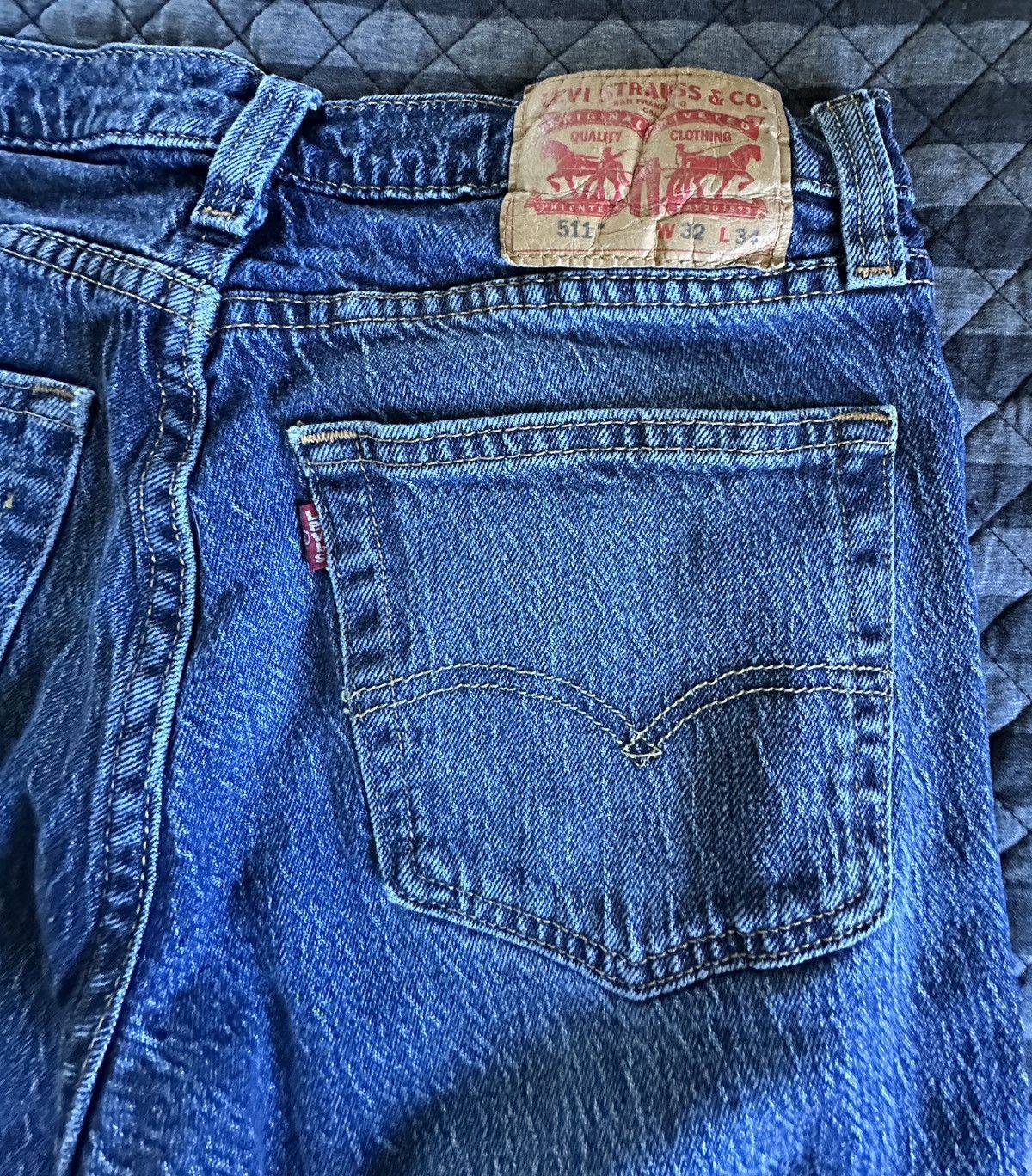 Levi's Levi's Men's 511 Slim Fit 28x30 Jeans Size US 32 / EU 48 - 4 Thumbnail