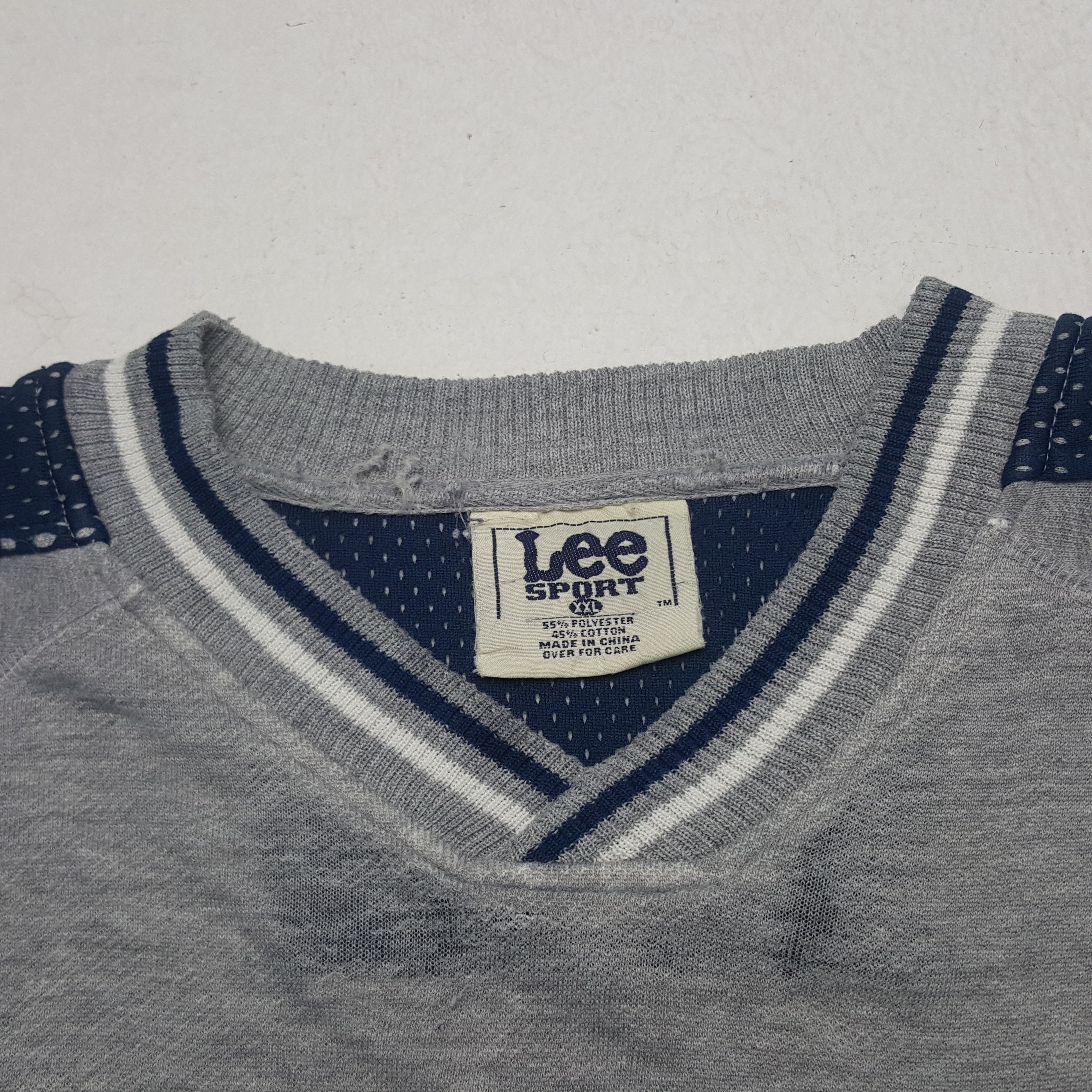 Lee × New York Yankees × Vintage Vintage Lee Sport New York Yankees Sweatshirt Size US XXL / EU 58 / 5 - 4 Thumbnail