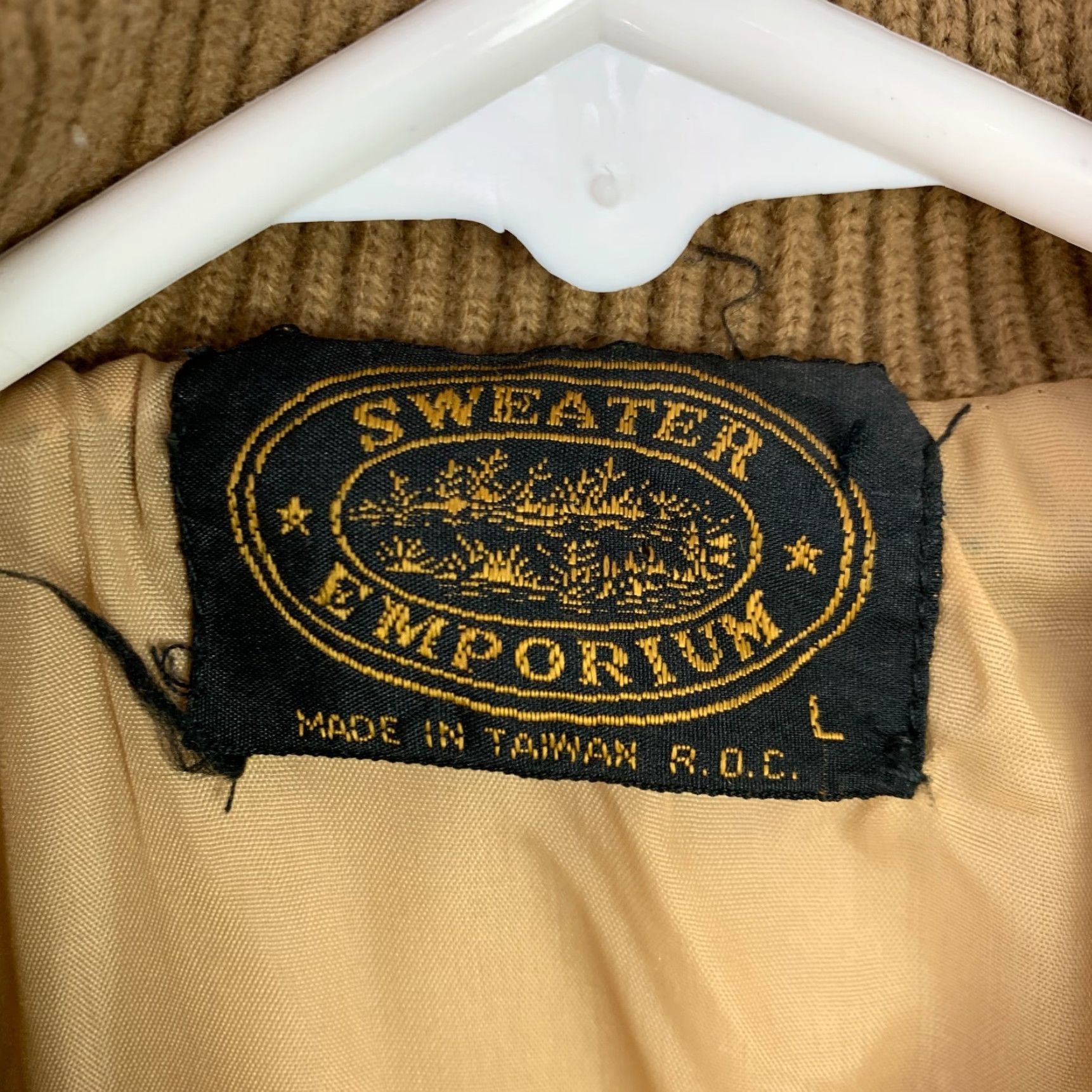 Vintage VINTAGE 70s Sweater Emporium Suede Full Zip Jacket Large Taiwan Brown Size US L / EU 52-54 / 3 - 4 Thumbnail