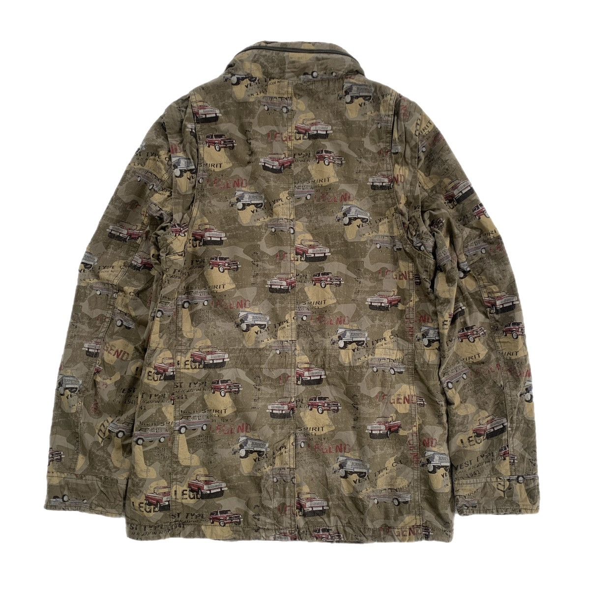 Jeep Full print jeep spirit jacket detachable sleeve Size US S / EU 44-46 / 1 - 2 Thumbnail