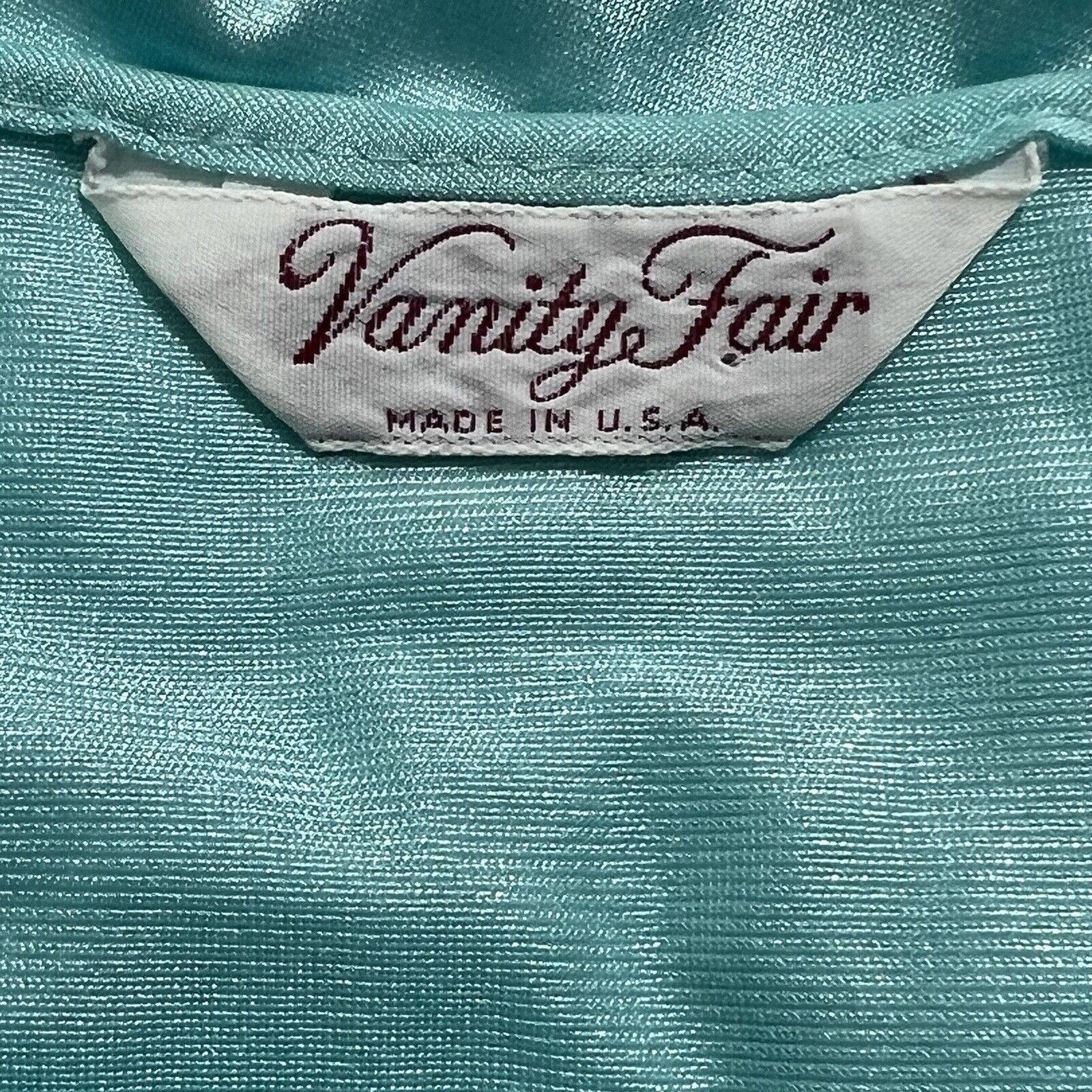 Vintage Vintage Vanity Fair Small Satin Nightgown Sleep Dres Size ONE SIZE - 3 Thumbnail