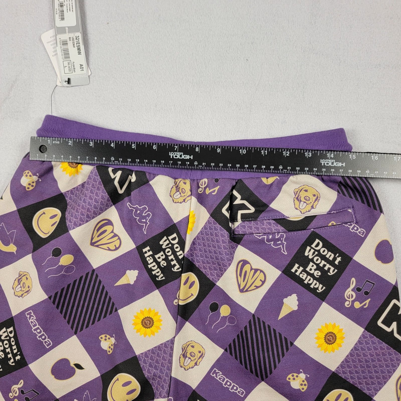 Kappa Kappa Logo Edmar Fleece Jogger Purple Mens Sz L (827) Size US 32 / EU 48 - 6 Thumbnail