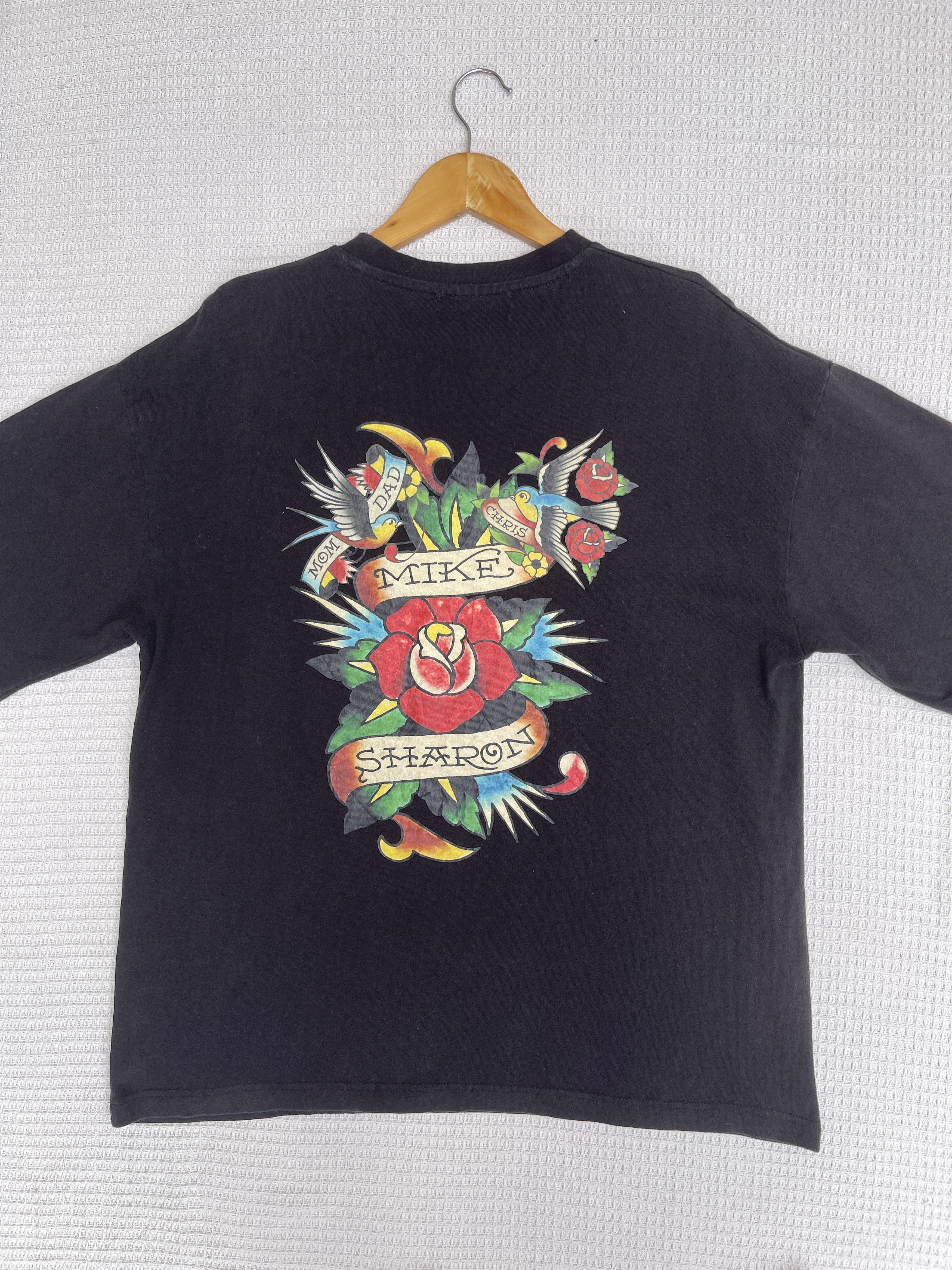 Ed Hardy Last Drop🔥Rare🔥Vintage Ed-Hardy Black T-Shirt Size US M / EU 48-50 / 2 - 11 Thumbnail