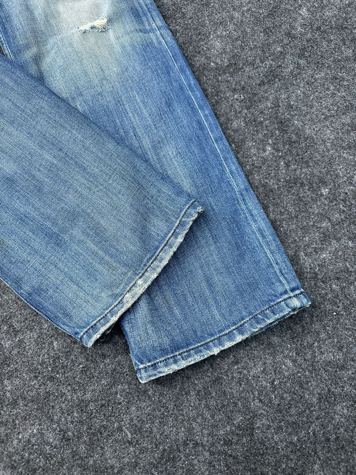 Beauty Beast × Diesel Diesel Safado Faded Washed Distressed Denim D3 Size US 30 / EU 46 - 8 Thumbnail