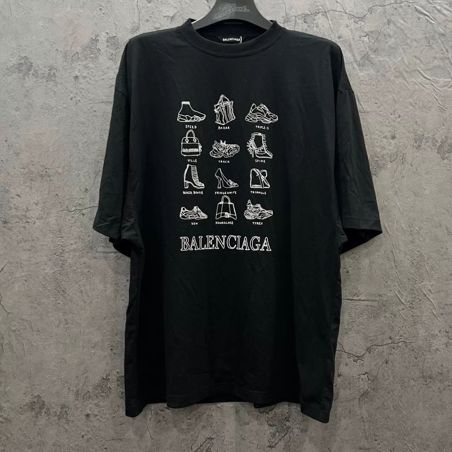 Balenciaga Balenciaga shoes collab short tee new OS XXS Size US XXS / EU 40 - 1 Thumbnail