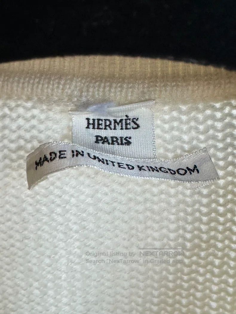 Hermes Hermes Women's Cashmere Open Front Jacket Size XXS / US 00 / IT 34 - 3 Thumbnail