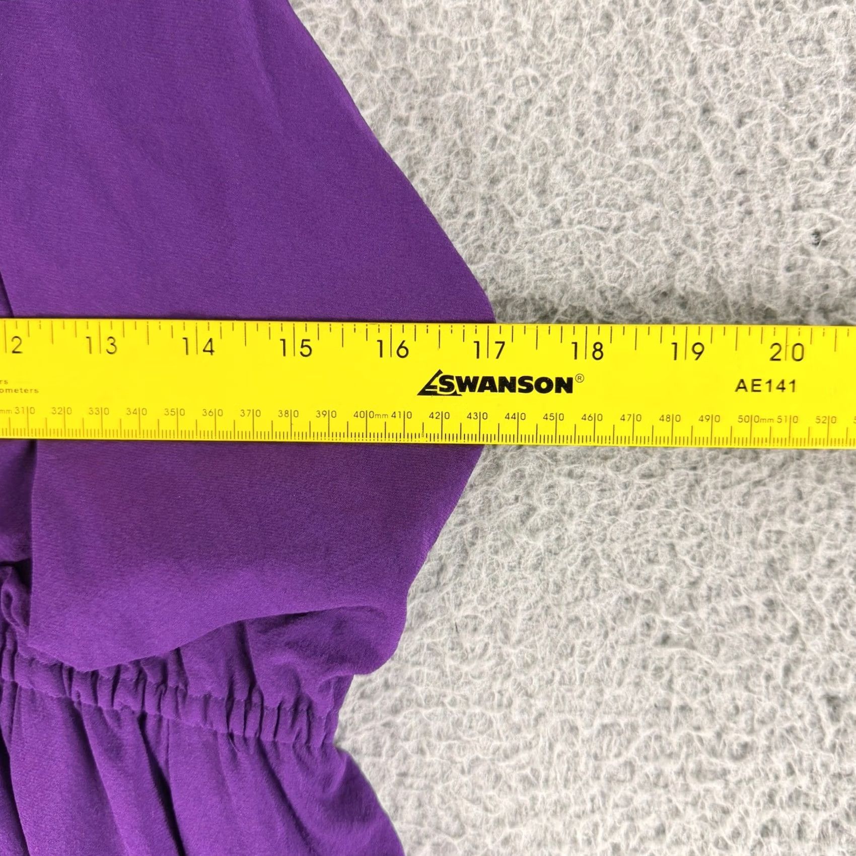 Alice + Olivia Alice + Olivia Debbie Dress Womens M Purple Silk Blend Halter Neck Size M / US 6-8 / IT 42-44 - 5 Thumbnail