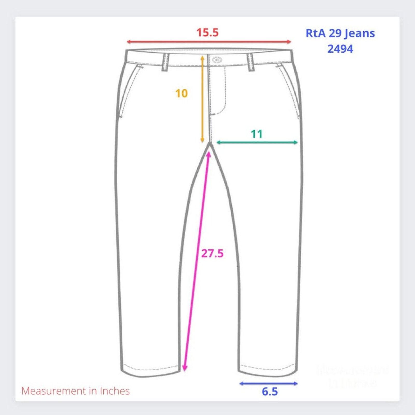 Rta RTA Ryder Straight Jeans Light Blue Frayed Hem Size 29 Size 29" - 5 Thumbnail