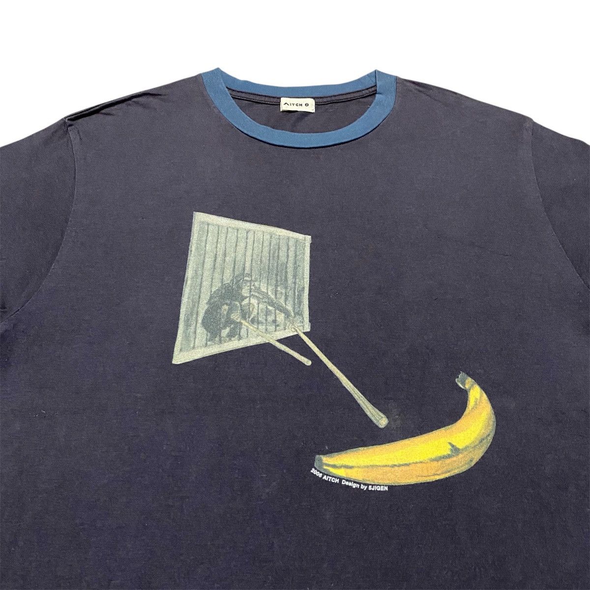 Japanese Brand × Vintage Rare‼️🔥Vintage 2006 AITCH Design by 5JIGEN T-Shirt Size US S / EU 44-46 / 1 - 3 Thumbnail