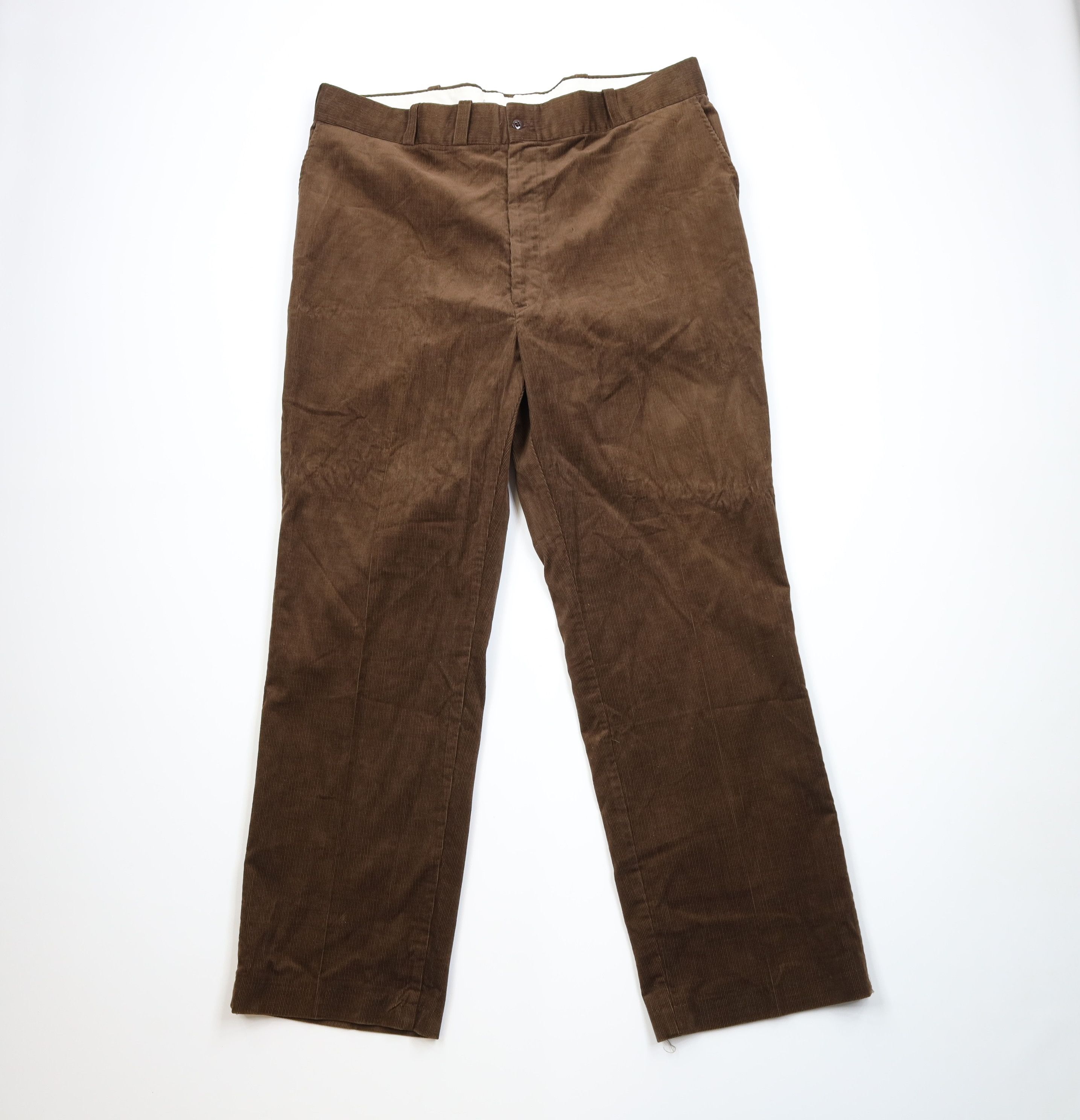 Big Mac Vintage 60s 70s Big Mac Wide Leg Corduroy Chino Pants USA Size US 42 / EU 58 - 1 Thumbnail