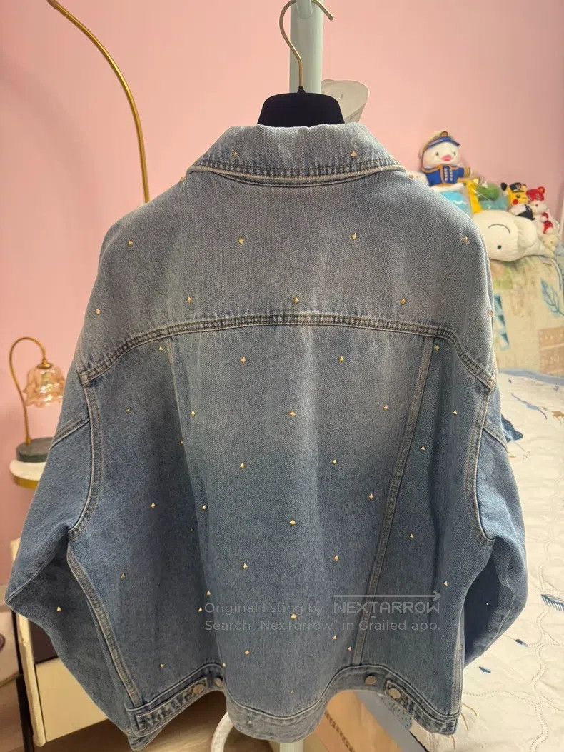Valentino Valentino Willow nail denim clothes Size L / US 10 / IT 46 - 3 Thumbnail