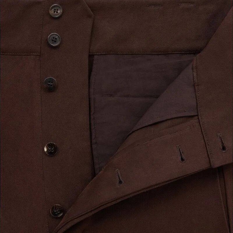 Saint Laurent Paris o1b1hav110525 789857 Cassandre Cargo Pants Cotton Gabardine Size 26" / US 2 / IT 38 - 3 Thumbnail
