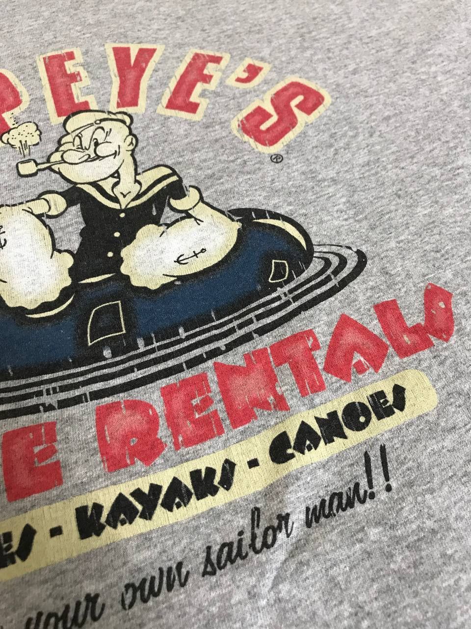 Universal Studios 🔥 Popeye Universal Studios Cartoon 90s T Shirt USA Vintage Size US XL / EU 56 / 4 - 9 Thumbnail