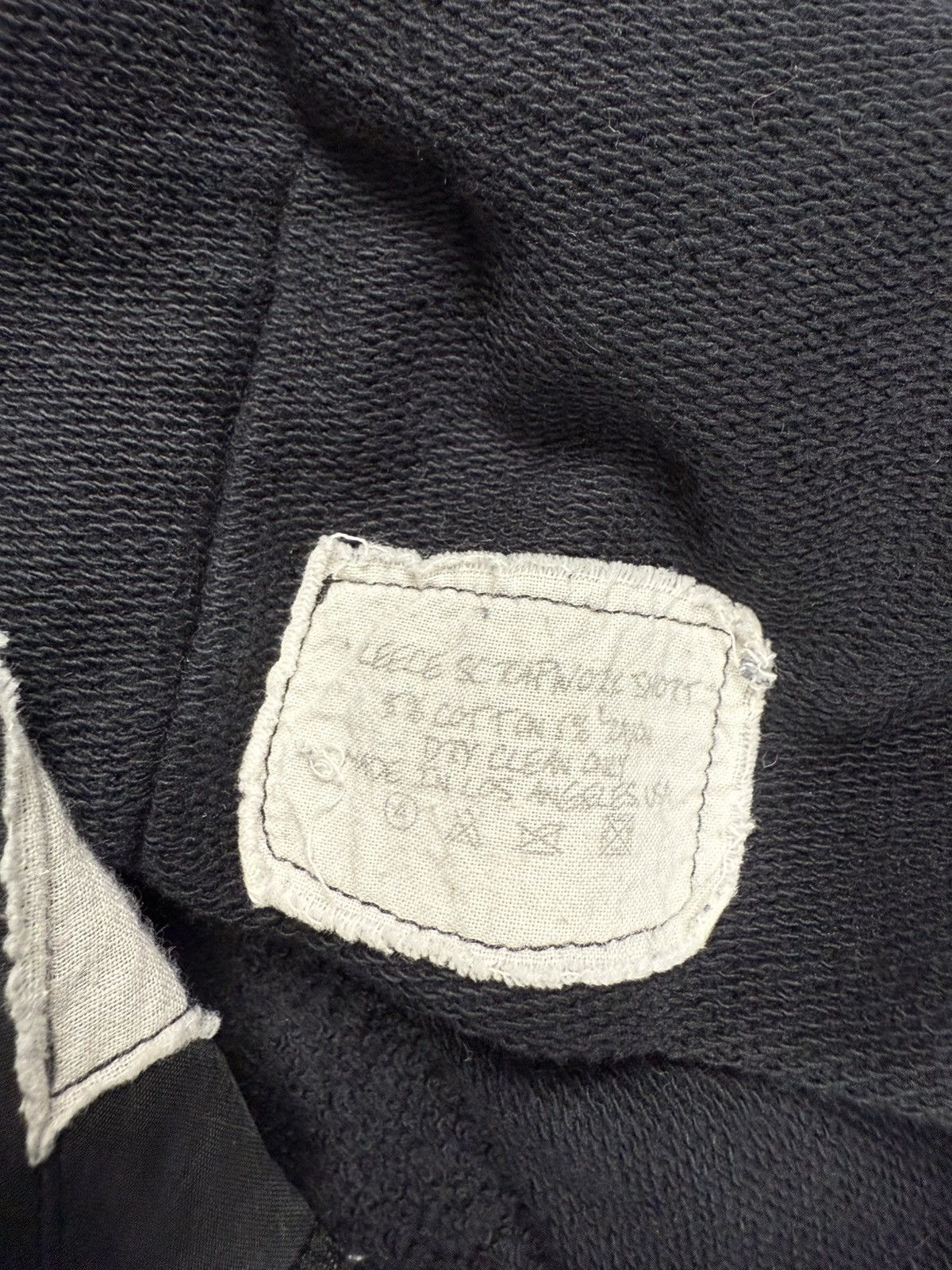Greg Lauren Fleece Scrapwork Short Size US 34 / EU 50 - 4 Thumbnail