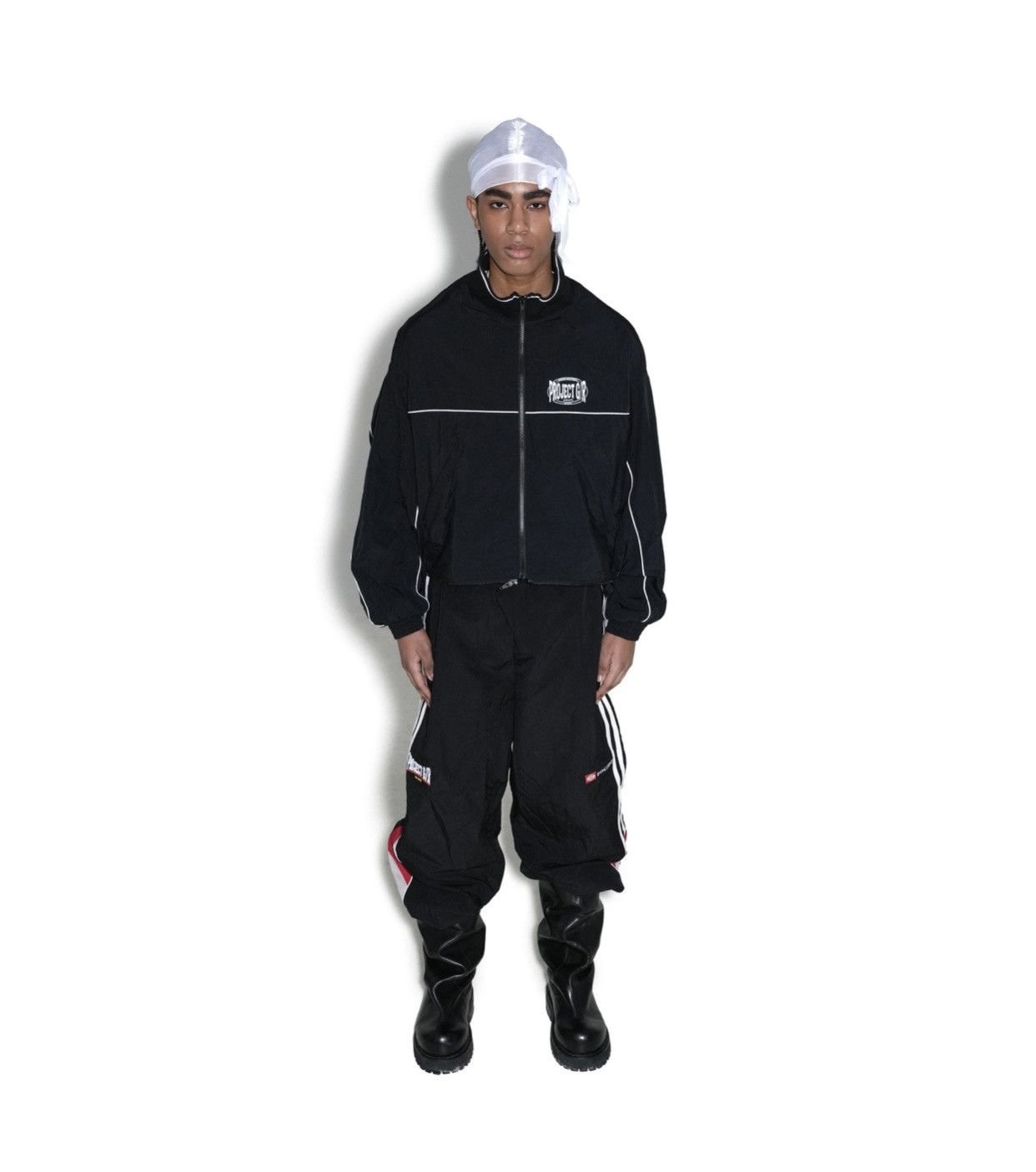 ジャケット・アウター PROJECT G/R Upside Down Track Jacket PROJECT G/R S Upside Down Track Jacket in Black for Men | Lyst