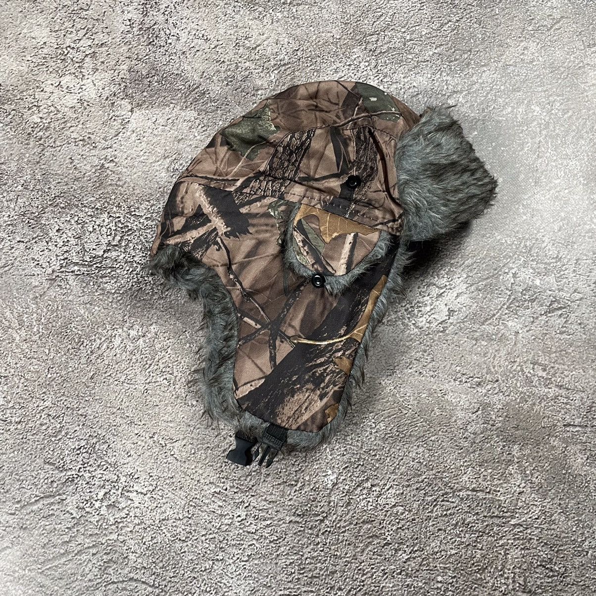 Vintage Vintage Camo Mohair Beanie Fuzzy Alt Grunge Outdoor Logo OS Size ONE SIZE - 5 Thumbnail