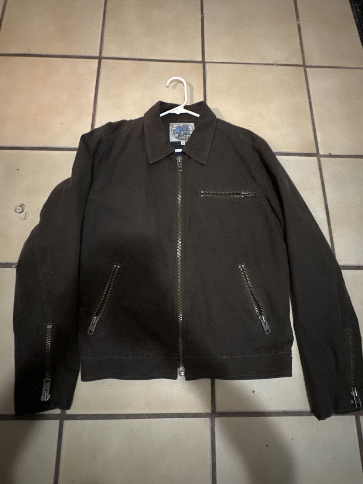 image of 7 For All Mankind Brown Workers Jacket, Men's (Size Medium)