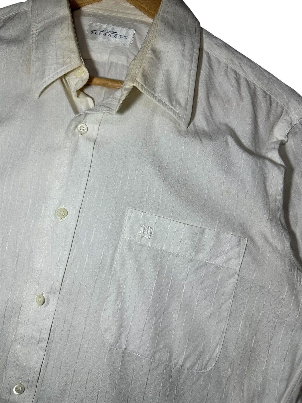 Givenchy Givenchy Monsieur white striped long-sleeved Size US L / EU 52-54 / 3 - 4 Thumbnail