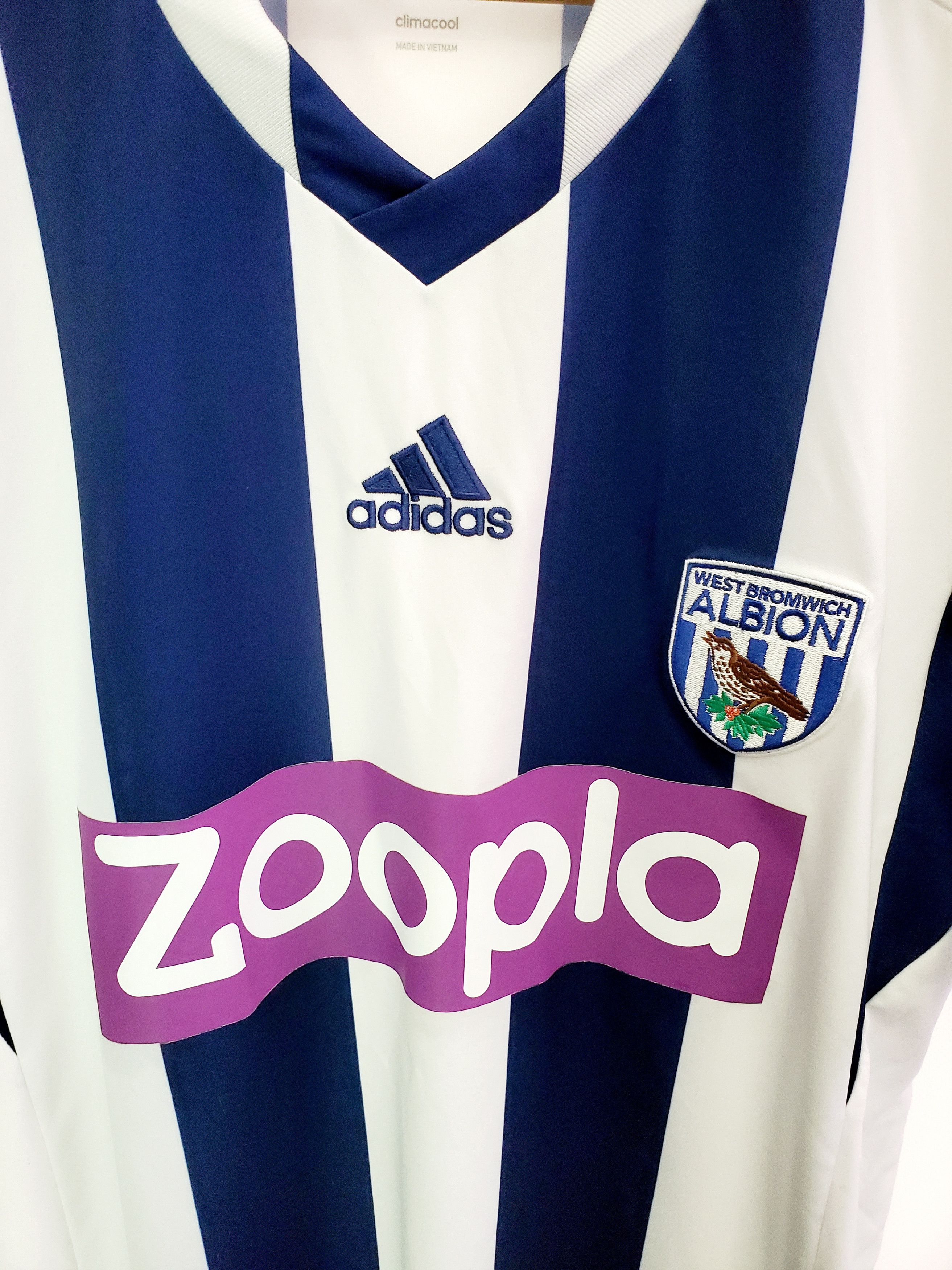 Adidas WEST BROMWICH JERSEY 2013 2014 HOME Jersey perfect condition Size US L / EU 52-54 / 3 - 2 Thumbnail