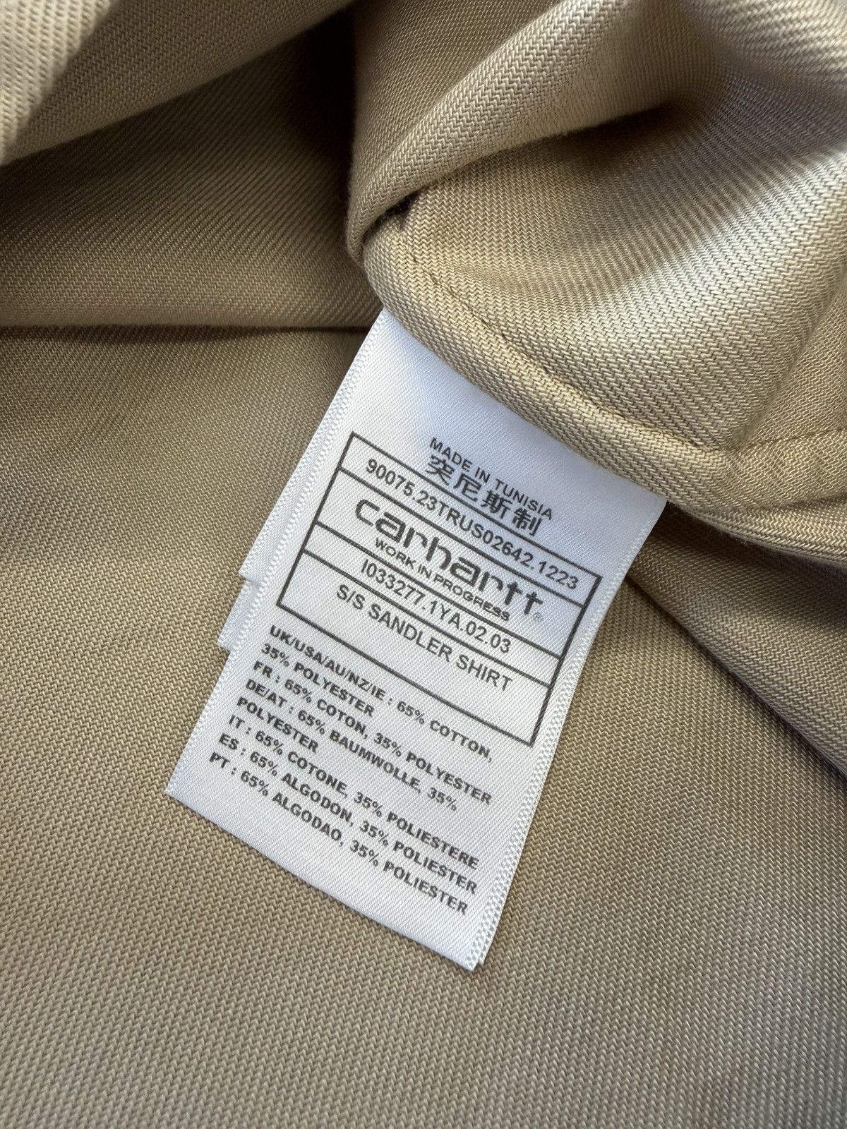 Carhartt Carhartt WIP Work In Progress Short Sleeve Sandler Shirt Size US M / EU 48-50 / 2 - 8 Thumbnail