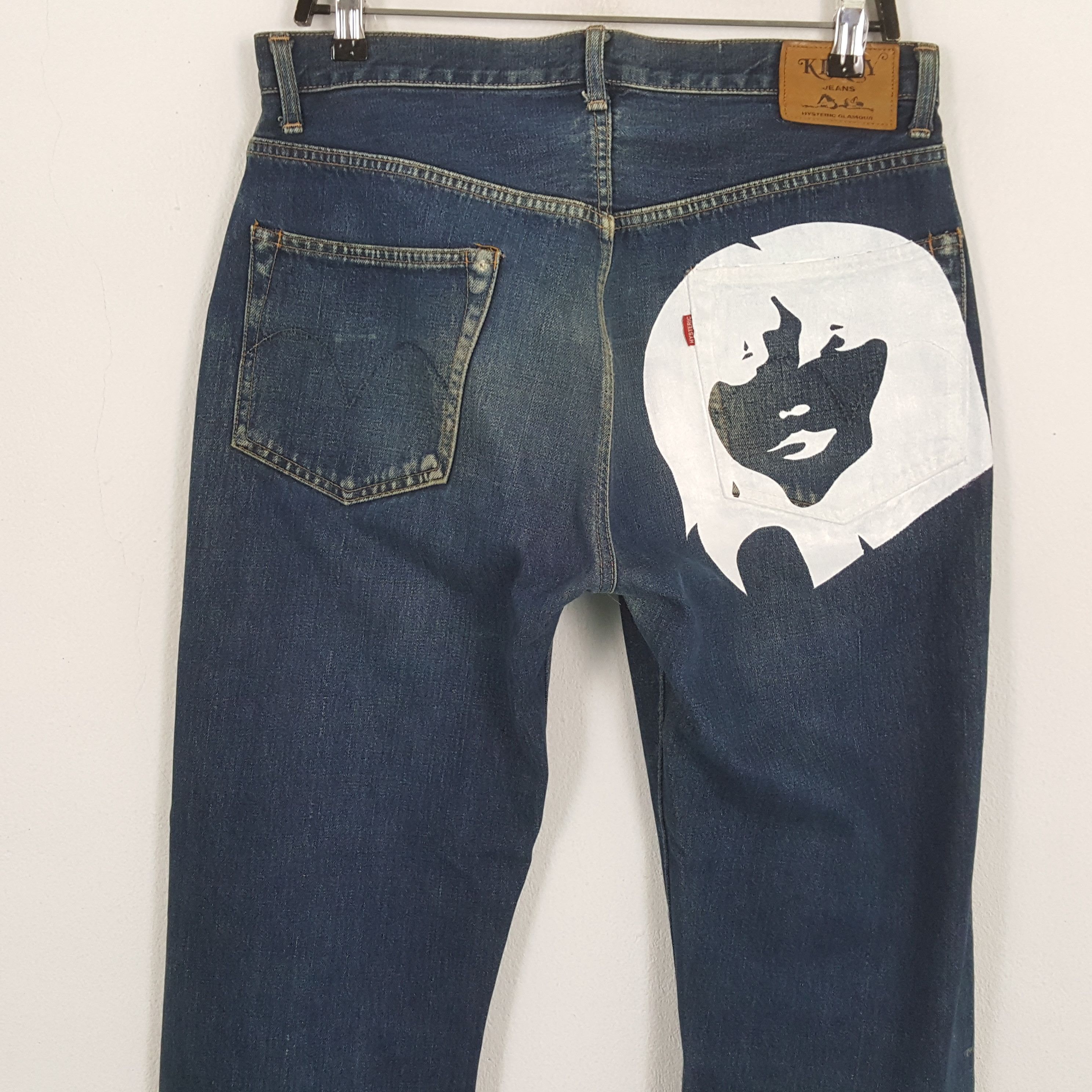 Hysteric Glamour HYSTERIC GLAMOUR Japanese Brand Streetwear Custom Art Jeans Size US 32 / EU 48 - 2 Thumbnail